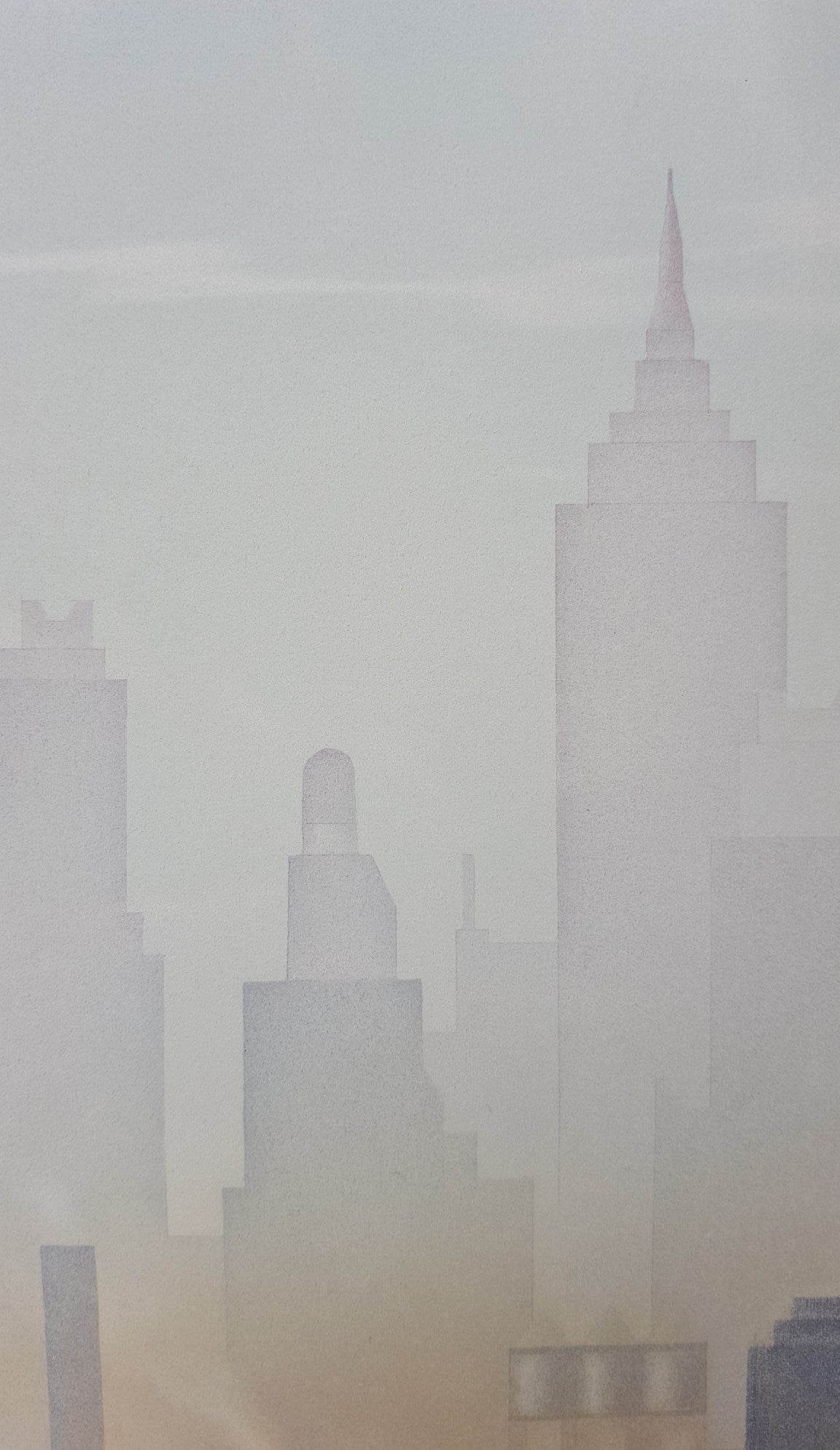 New York Skyline - Contemporary Print by Phillipe Lejeune