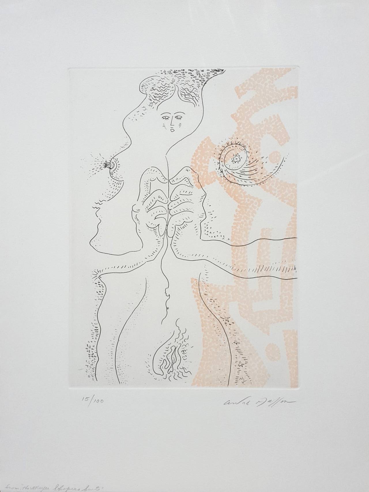 Le Fil d'Ariane (Ariadne's Clew) /// Modern Surrealism Surrelist Andre Masson - Print by André Masson