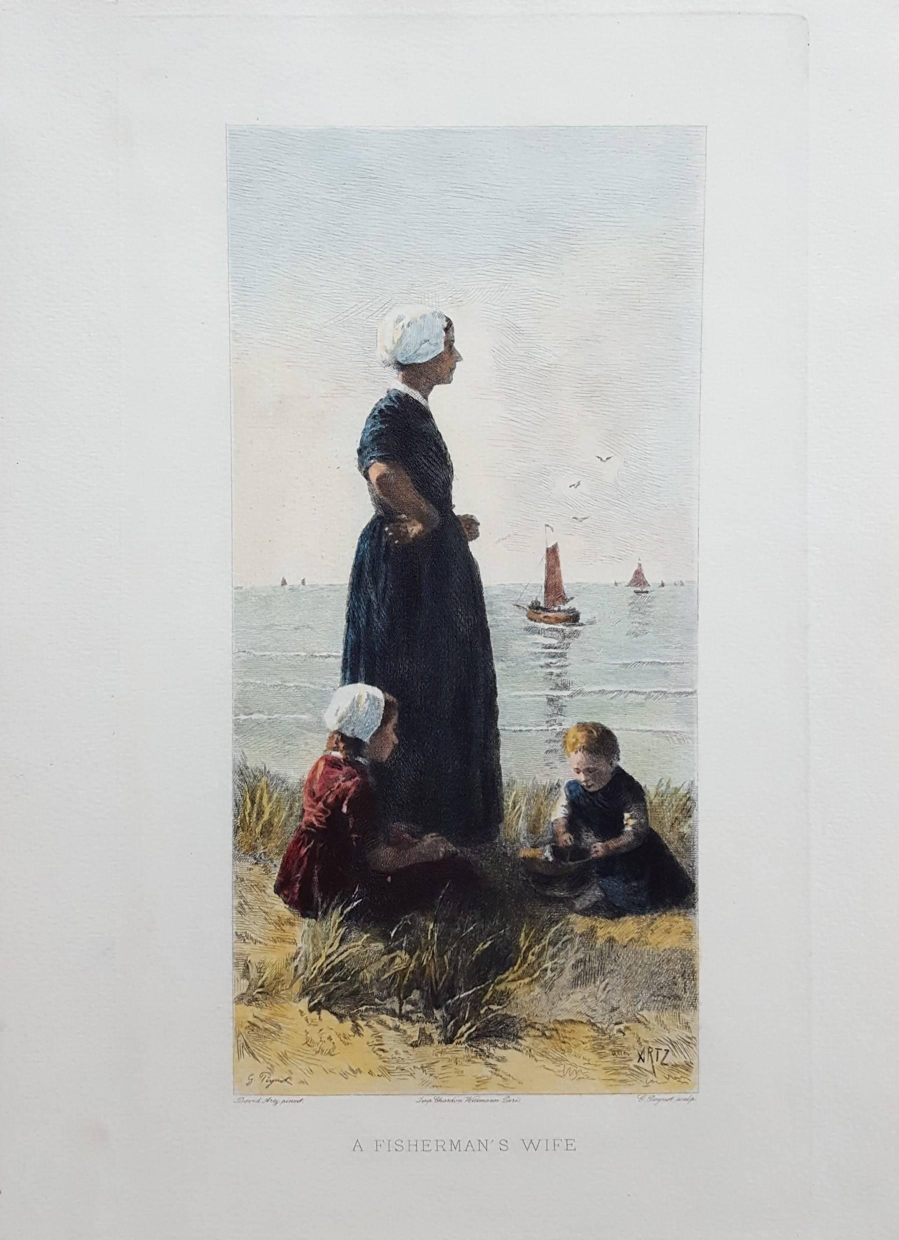 A Fisherman's Wife - Print by Artz, David Adolph Constant