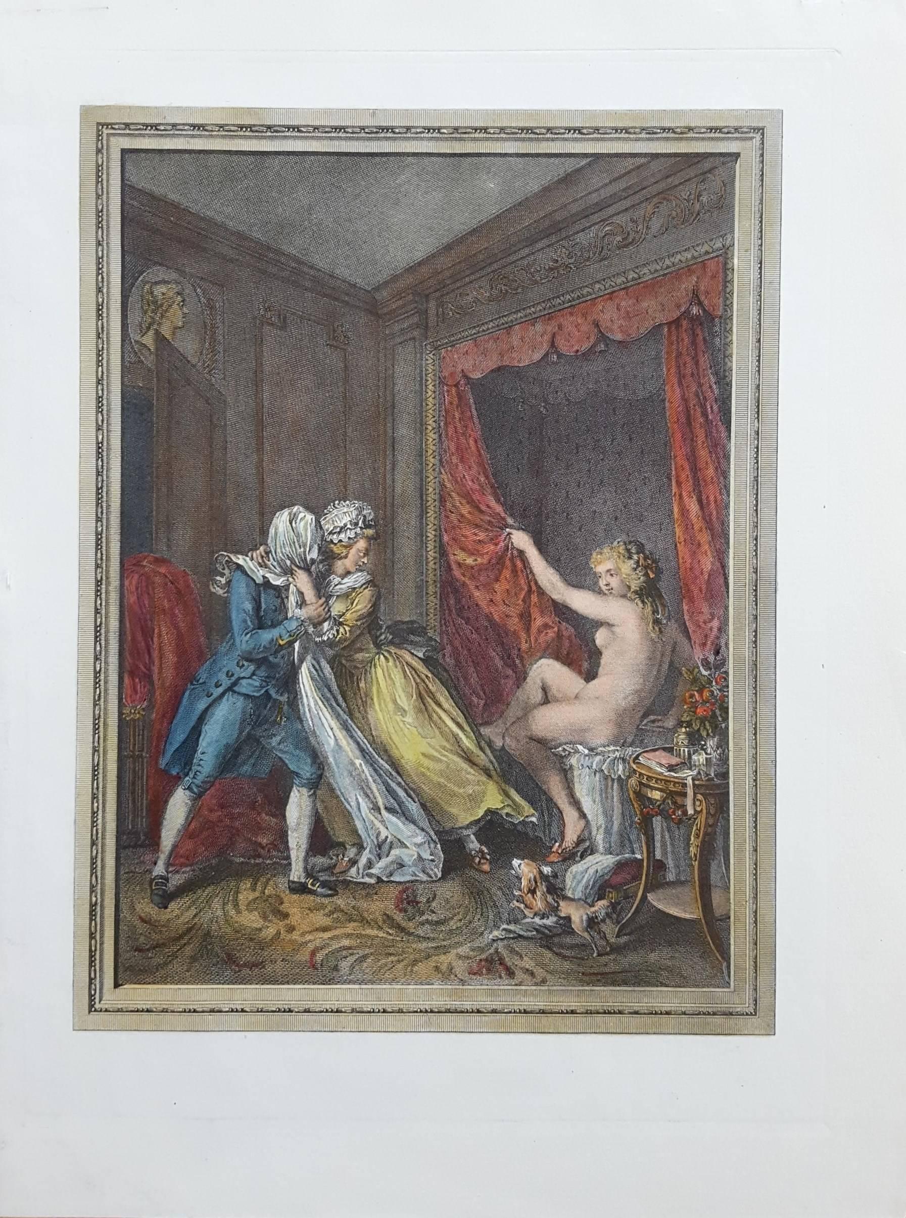 L'Indiscret - Print by Antoine Borel