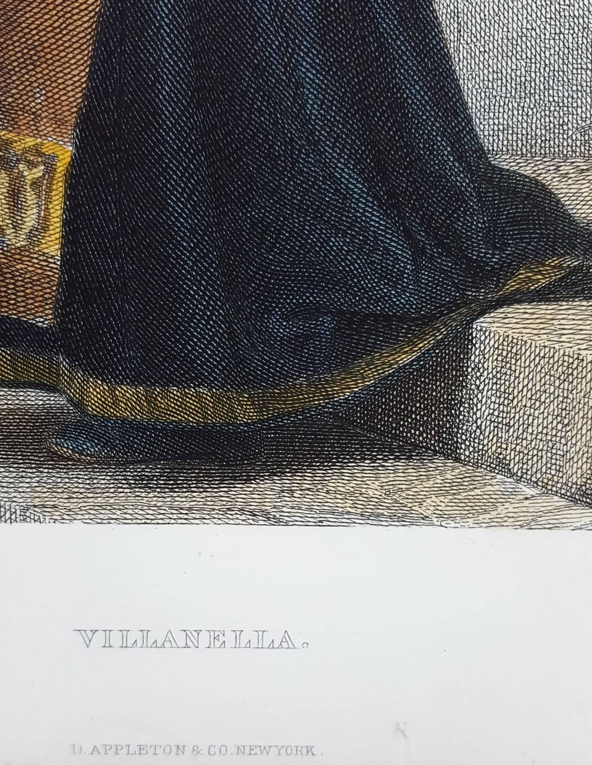 Villanella - Impressionist Print by Charles Jalabert
