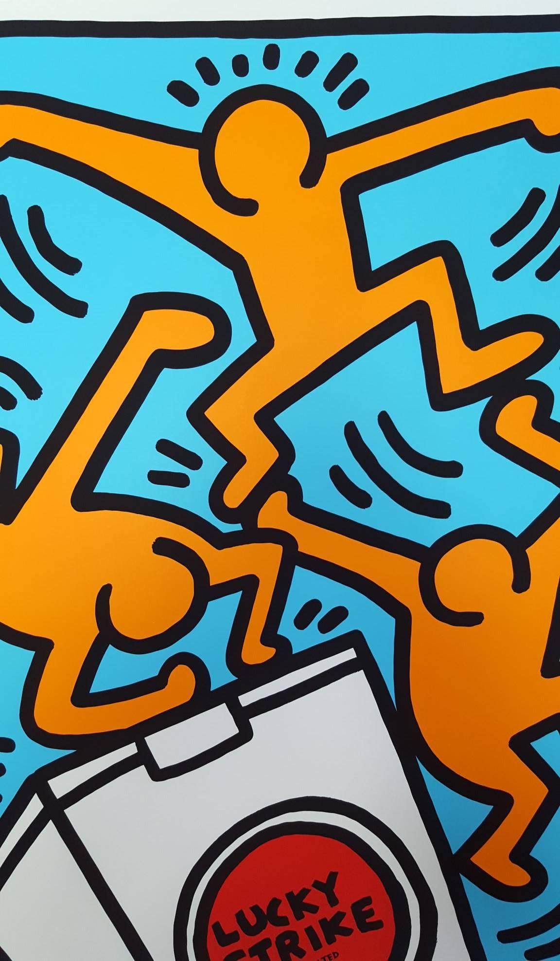 Lucky Strike III - Pop Art Print by Keith Haring