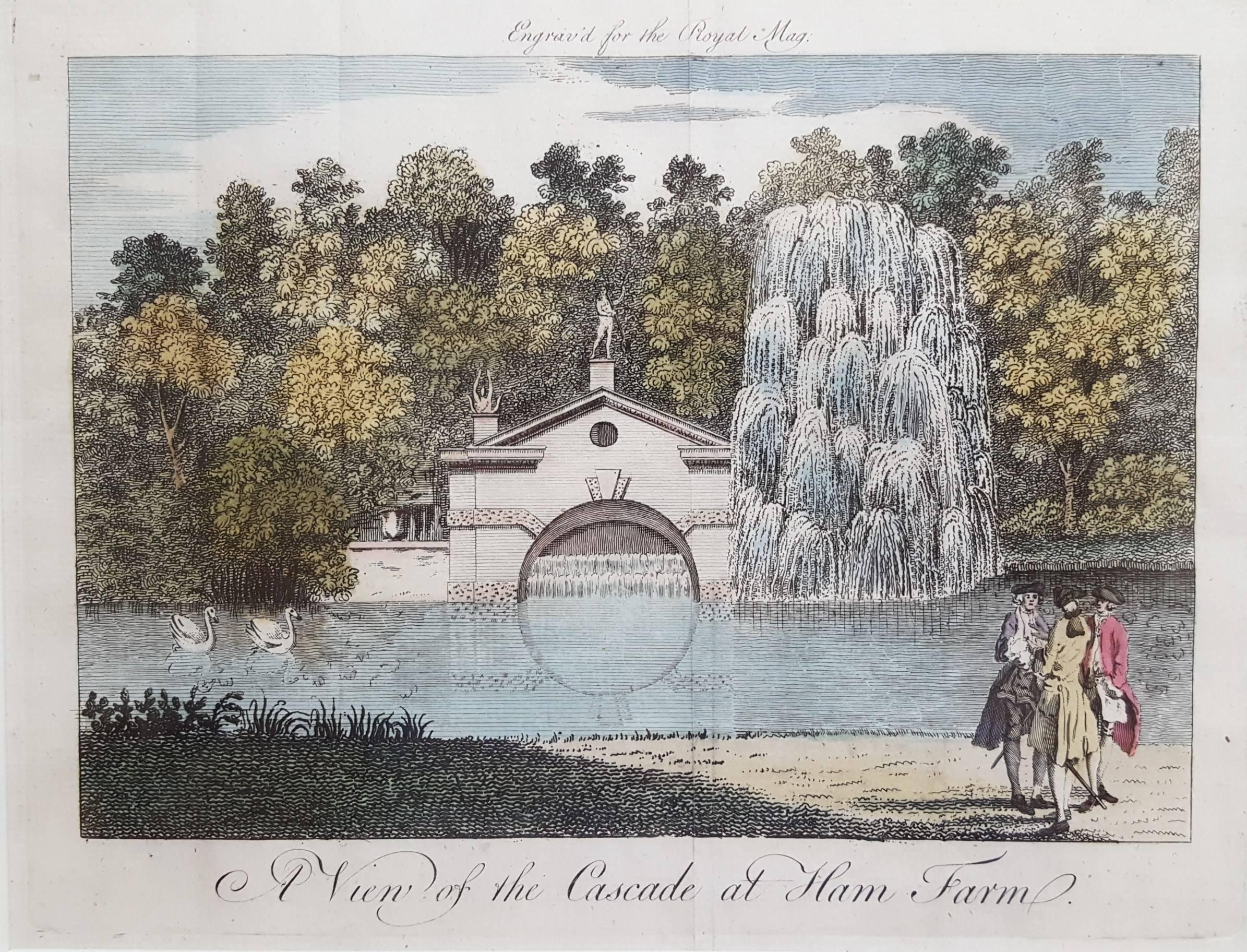 A View of the Cascade at Ham Farm - Print by Unknown
