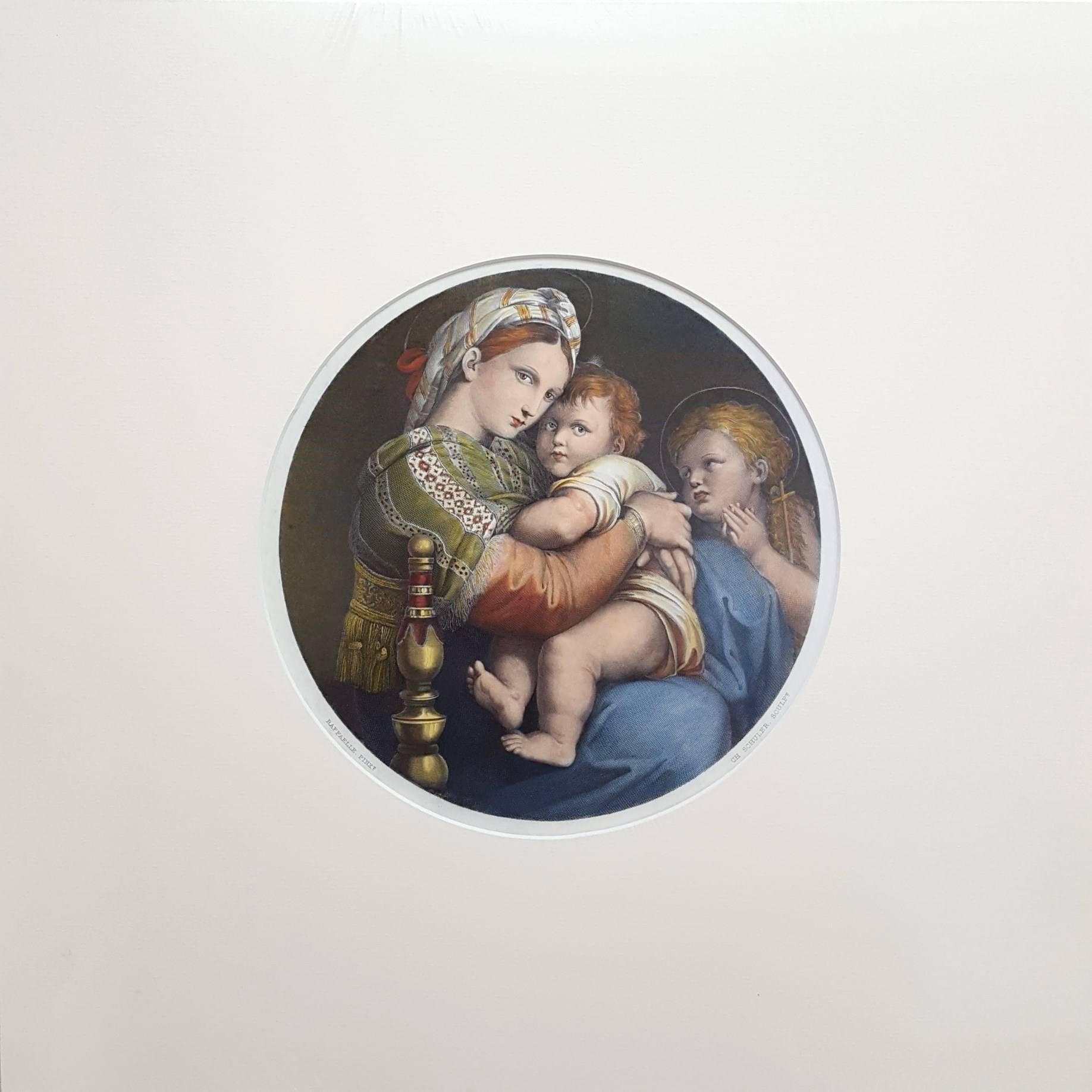 The Madonna della Sedia - Print by Raphael