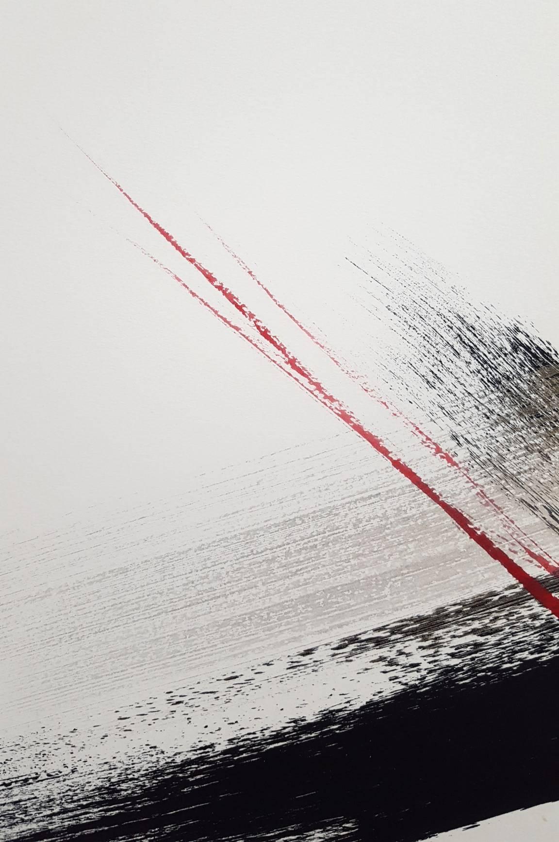 Unseen Bird - Abstract Print by Toko Shinoda