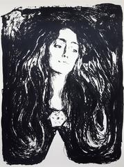 Nordjyllands Kunstmuseum (The Brooch. Eva Mudocci) Poster /// Edvard Munch Litho