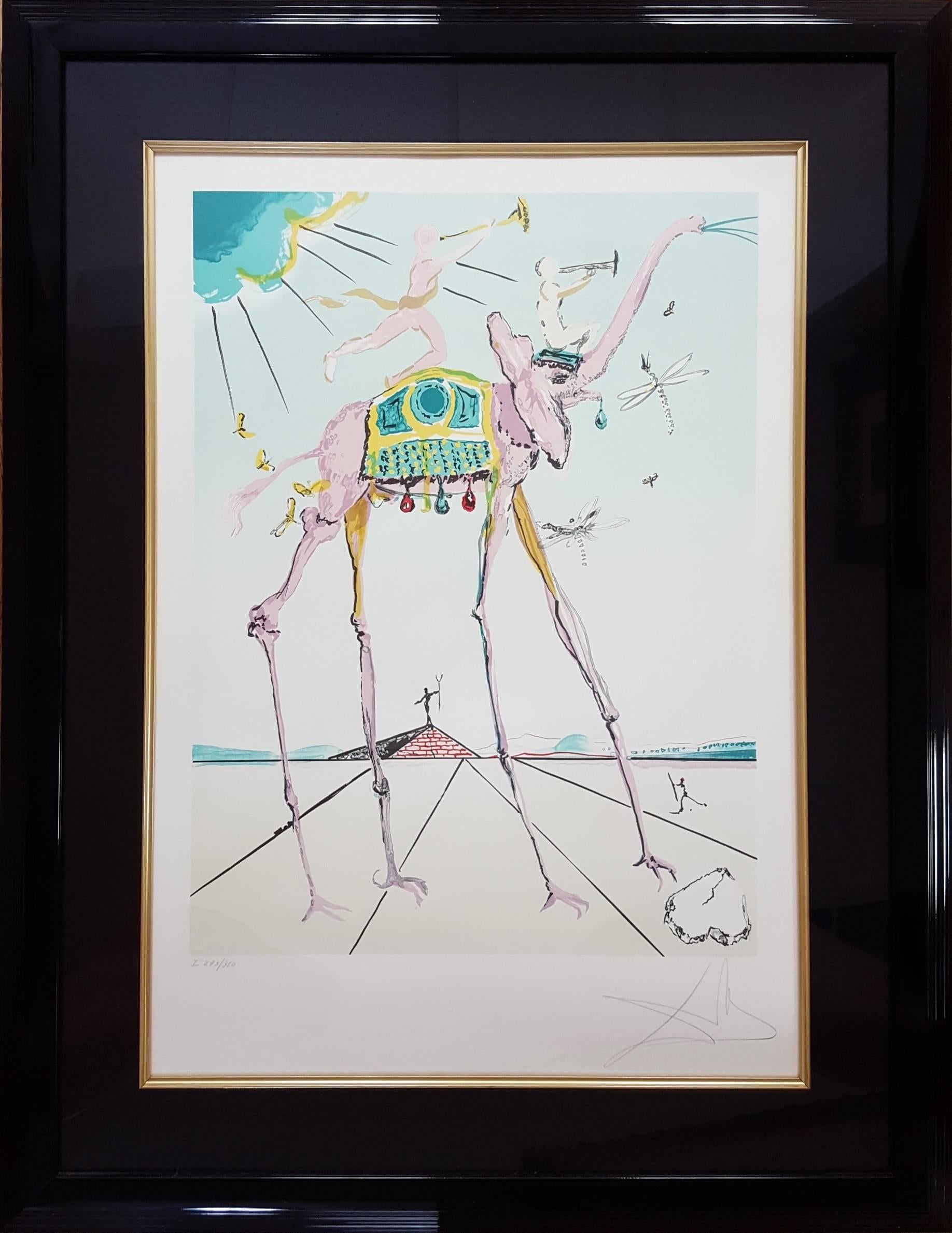 Elefante Celeste (Elefante Espacial) (A.F.184.5) - Print de Salvador Dalí