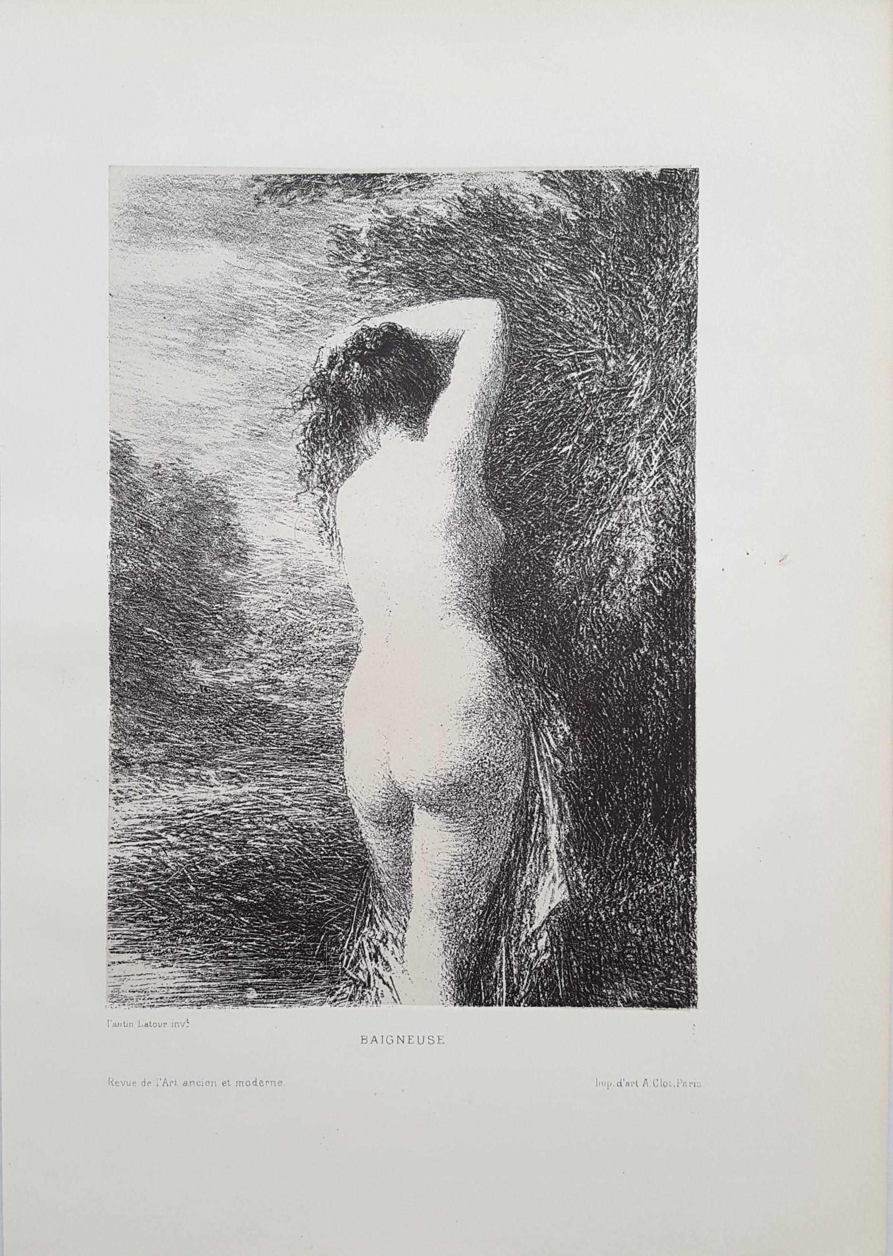 Baigneuse - Print by Henri Fantin-Latour