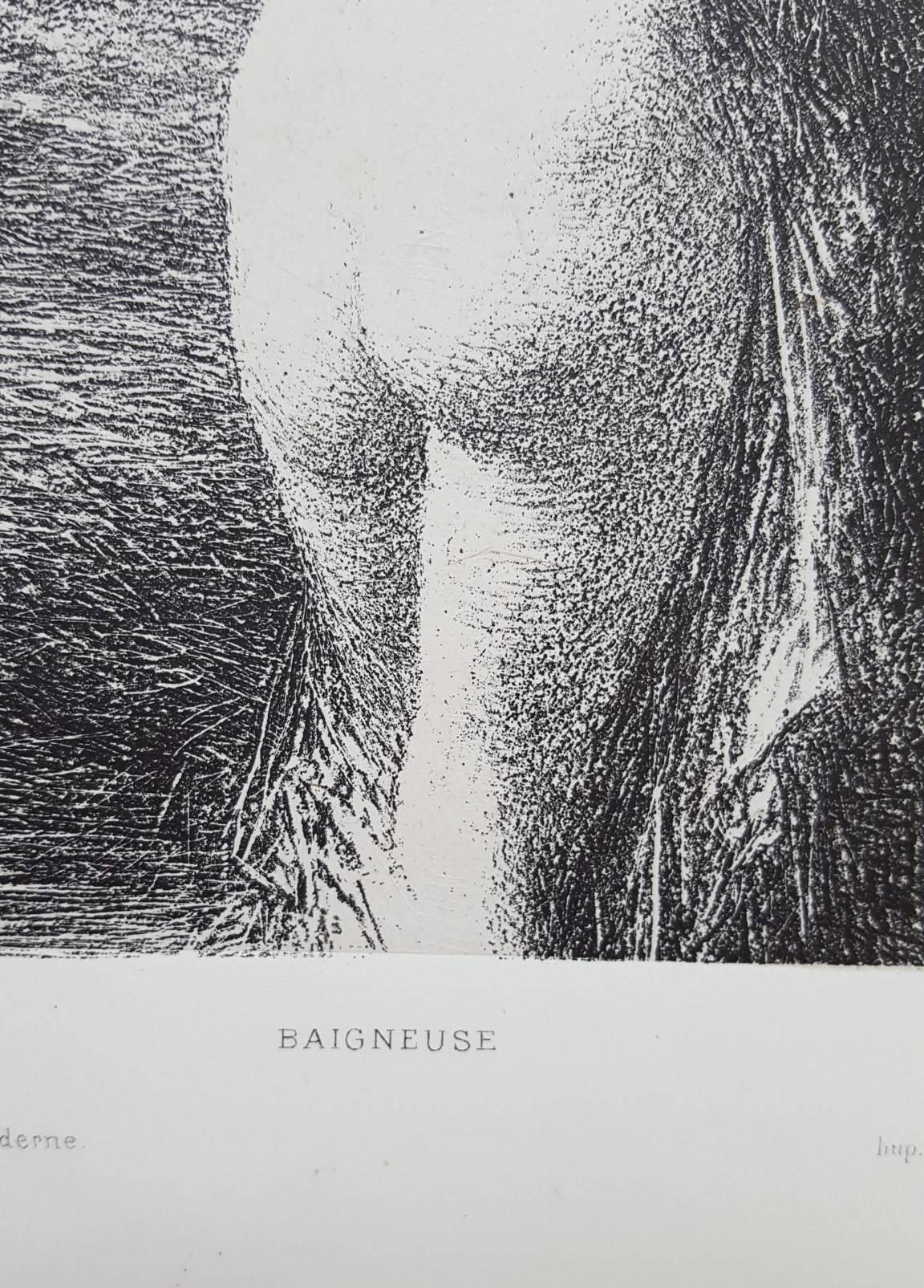 Baigneuse - Impressionist Print by Henri Fantin-Latour