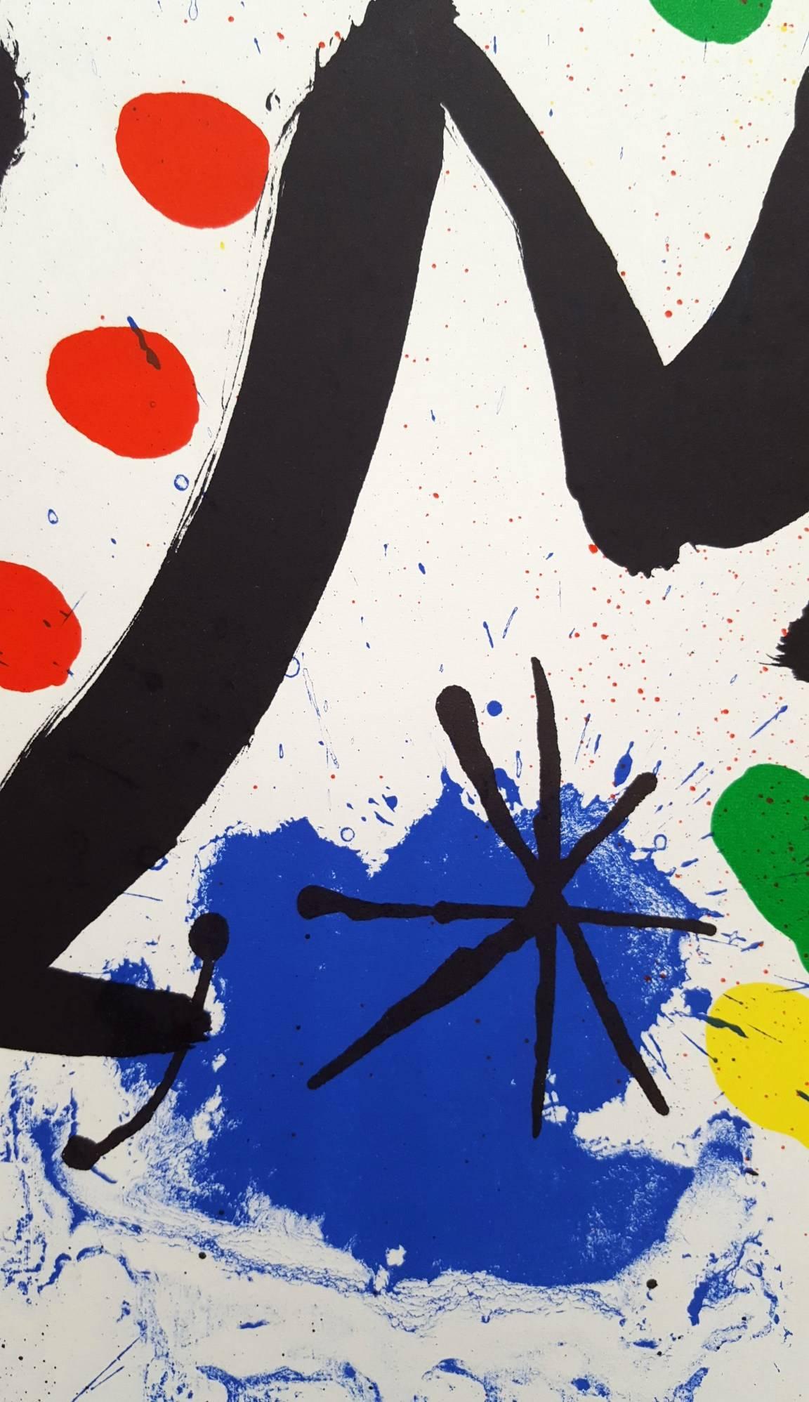 grafische Grafiken: Philadelphia Museum of Art (Beige), Abstract Print, von Joan Miró