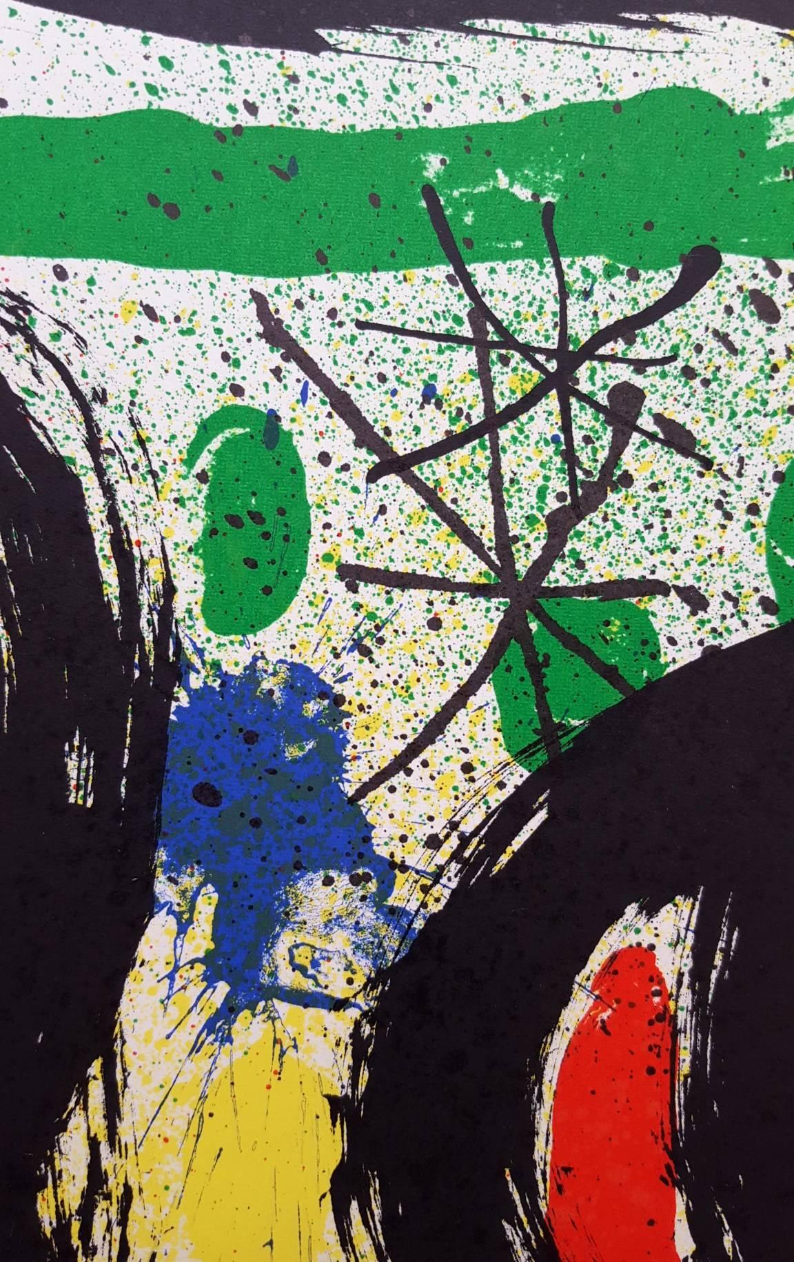 Graphics: Philadelphia Museum of Art - Beige Abstract Print by Joan Miró