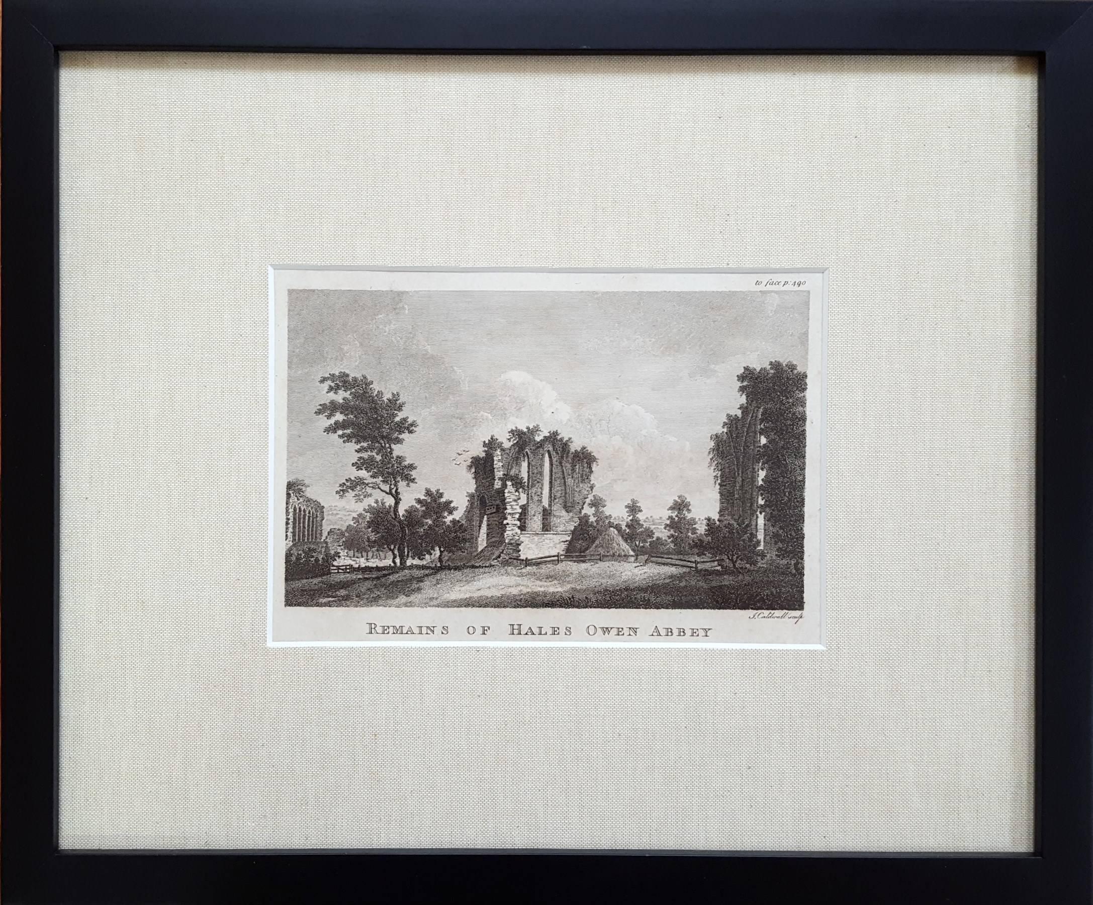 Remains of Hales Owen Abbey - Print by James Caldwell