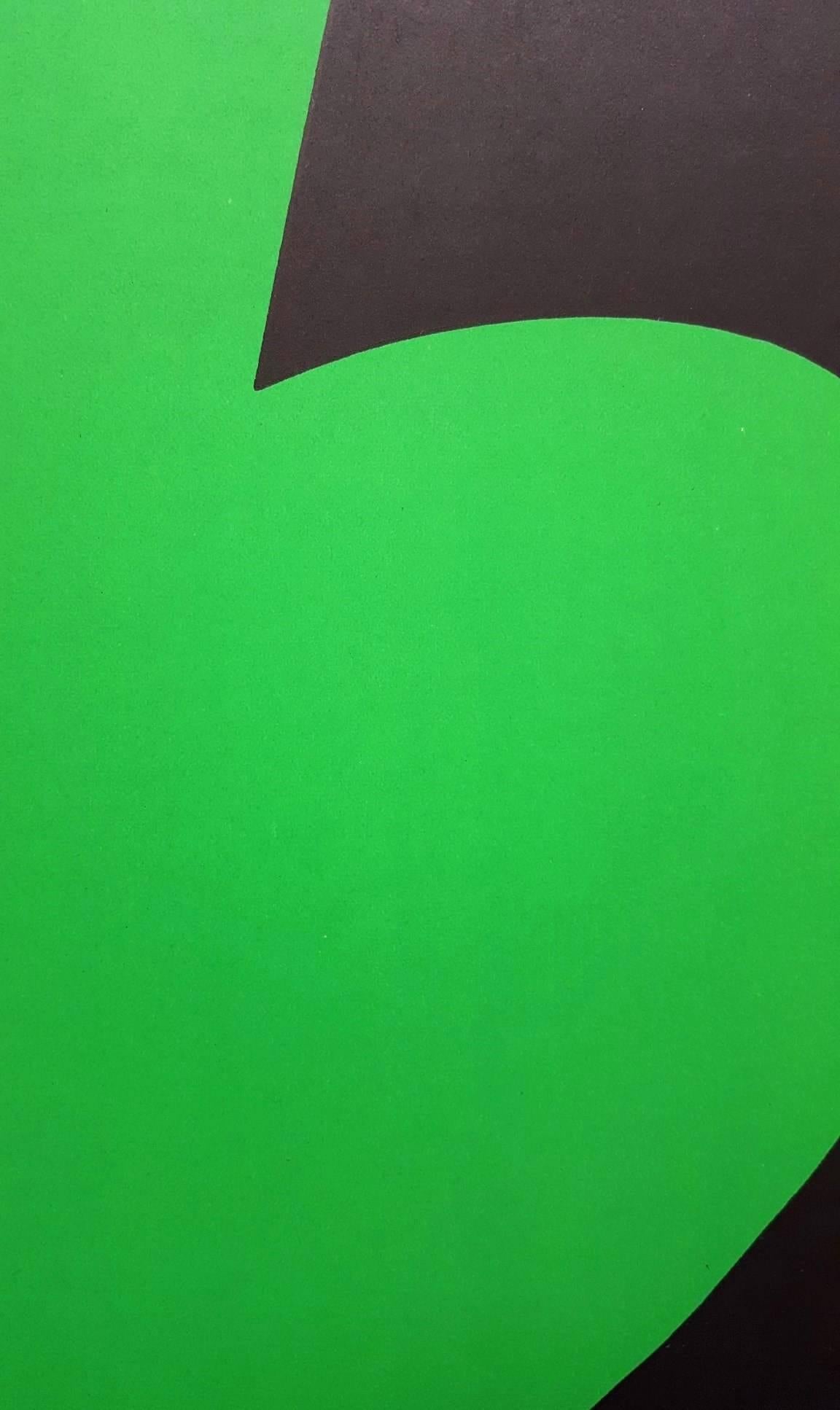 Derrière Le Miroir No. 110 (page 6) - Minimalist Print by Ellsworth Kelly