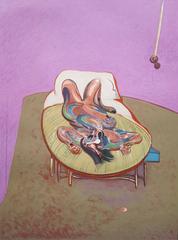 Exhibition poster for "Francis Bacon" at Maeght (Personnage Couché)