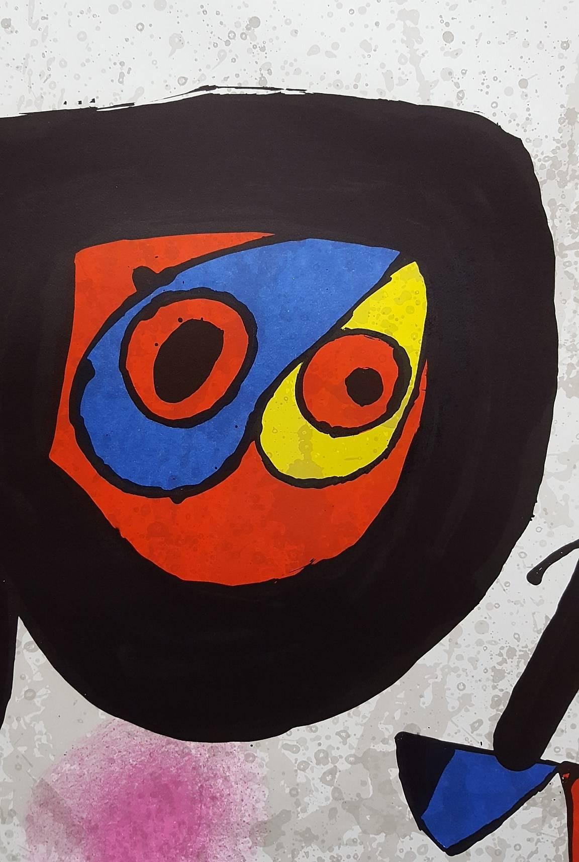 Unesco, Human Rights - Surrealist Print by Joan Miró