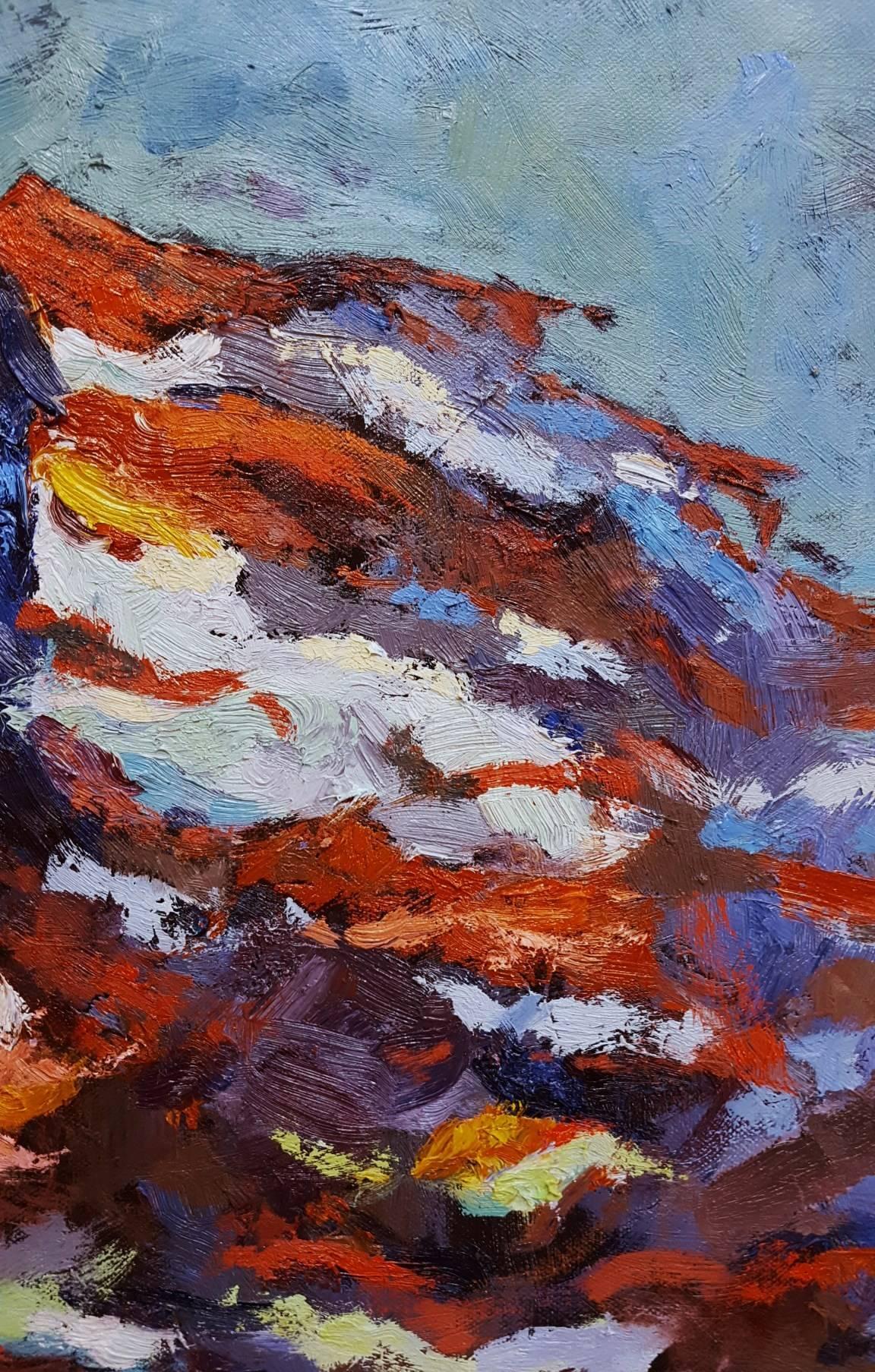 abstract flag painting