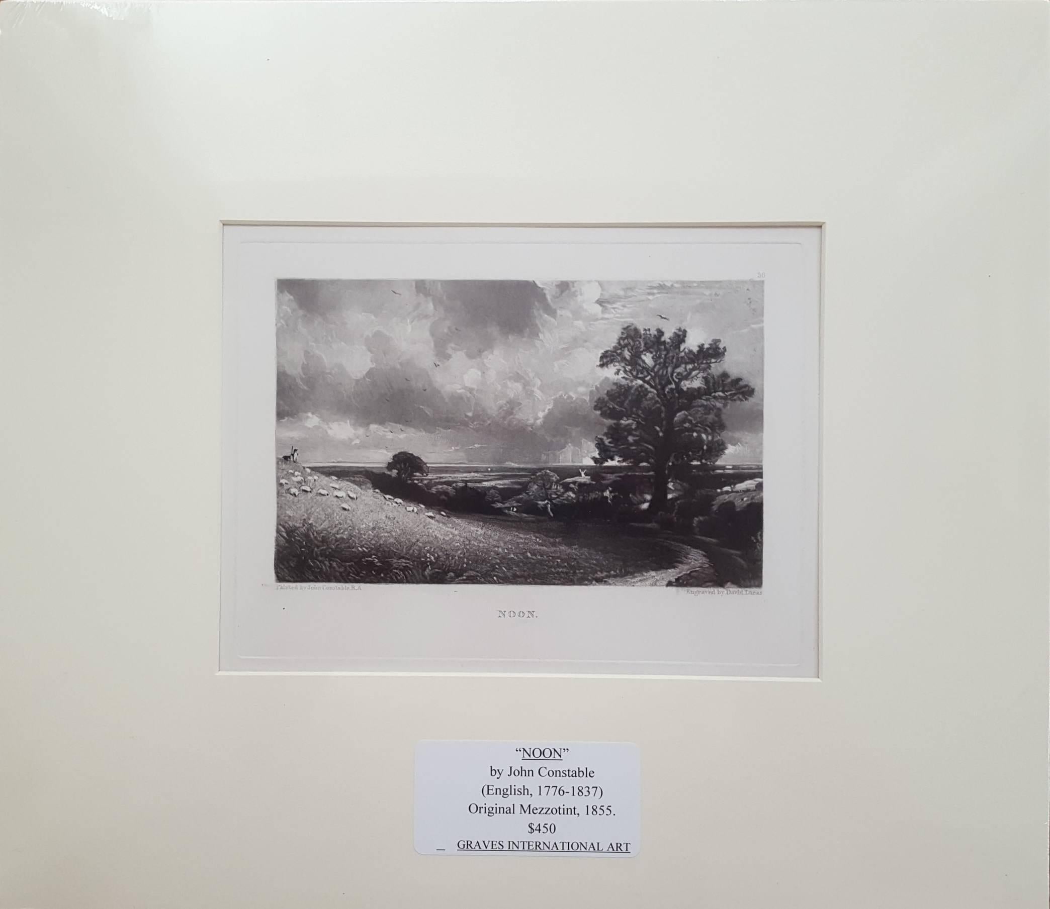 Noon - Print by John Constable