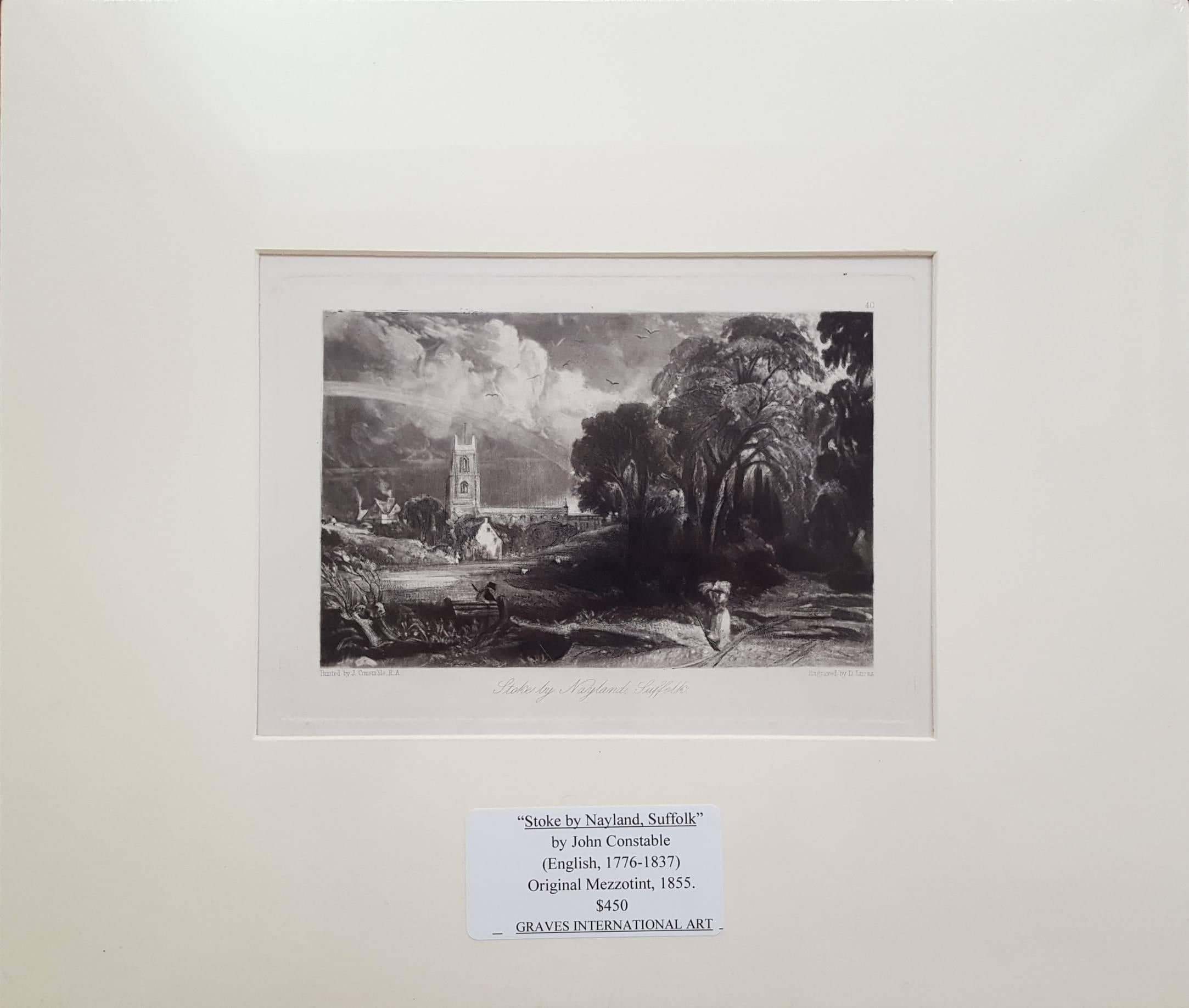 Stoke by Nayland, Suffolk - Print by John Constable