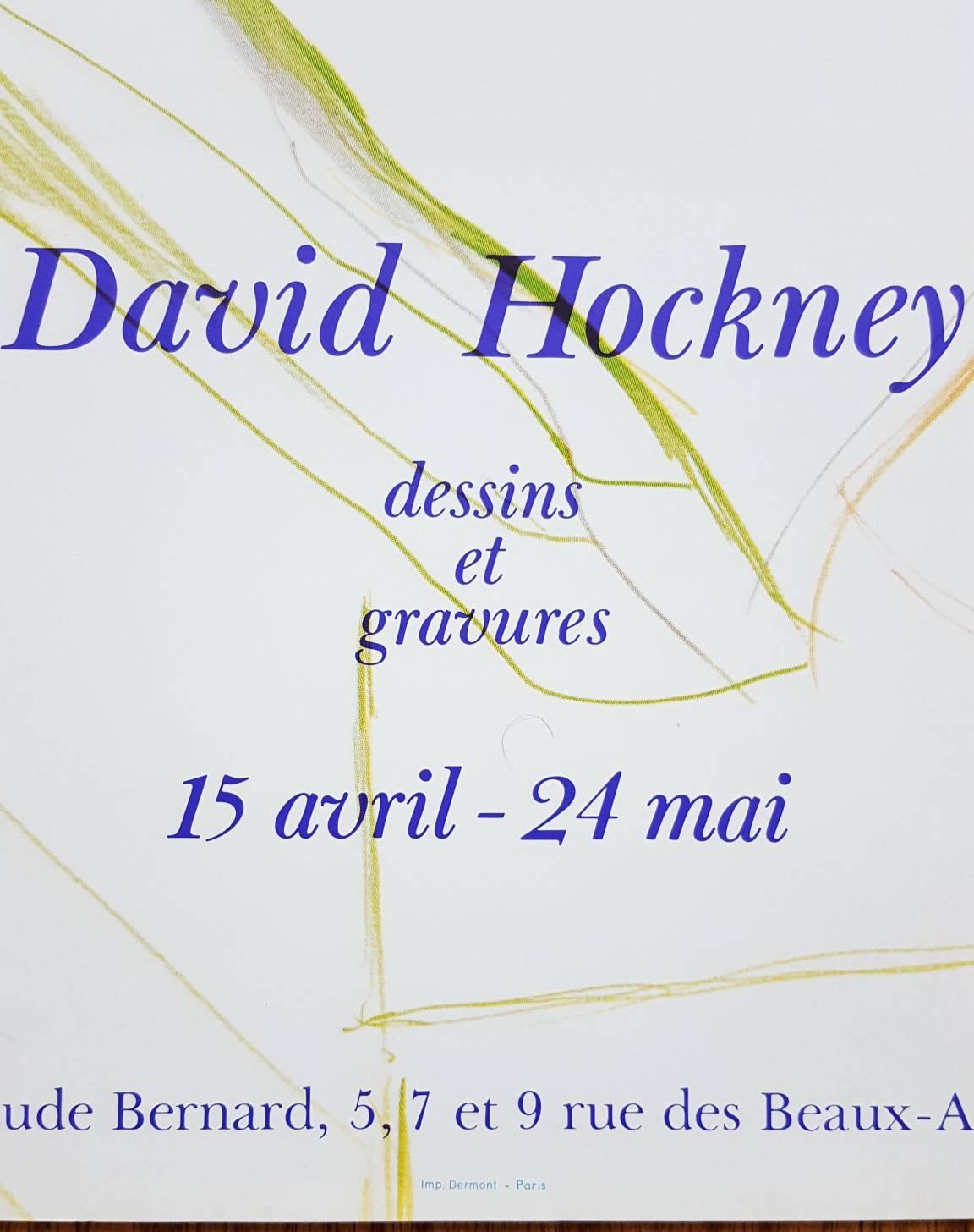 Jacques de Bascher de Beaumarchais - Print by (after) David Hockney