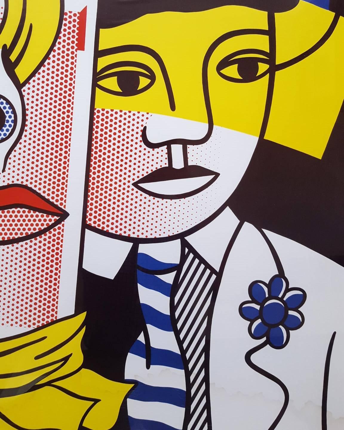 Roy Lichtenstein: The Metropolitan Museum of Art - Beige Figurative Print by (after) Roy Lichtenstein