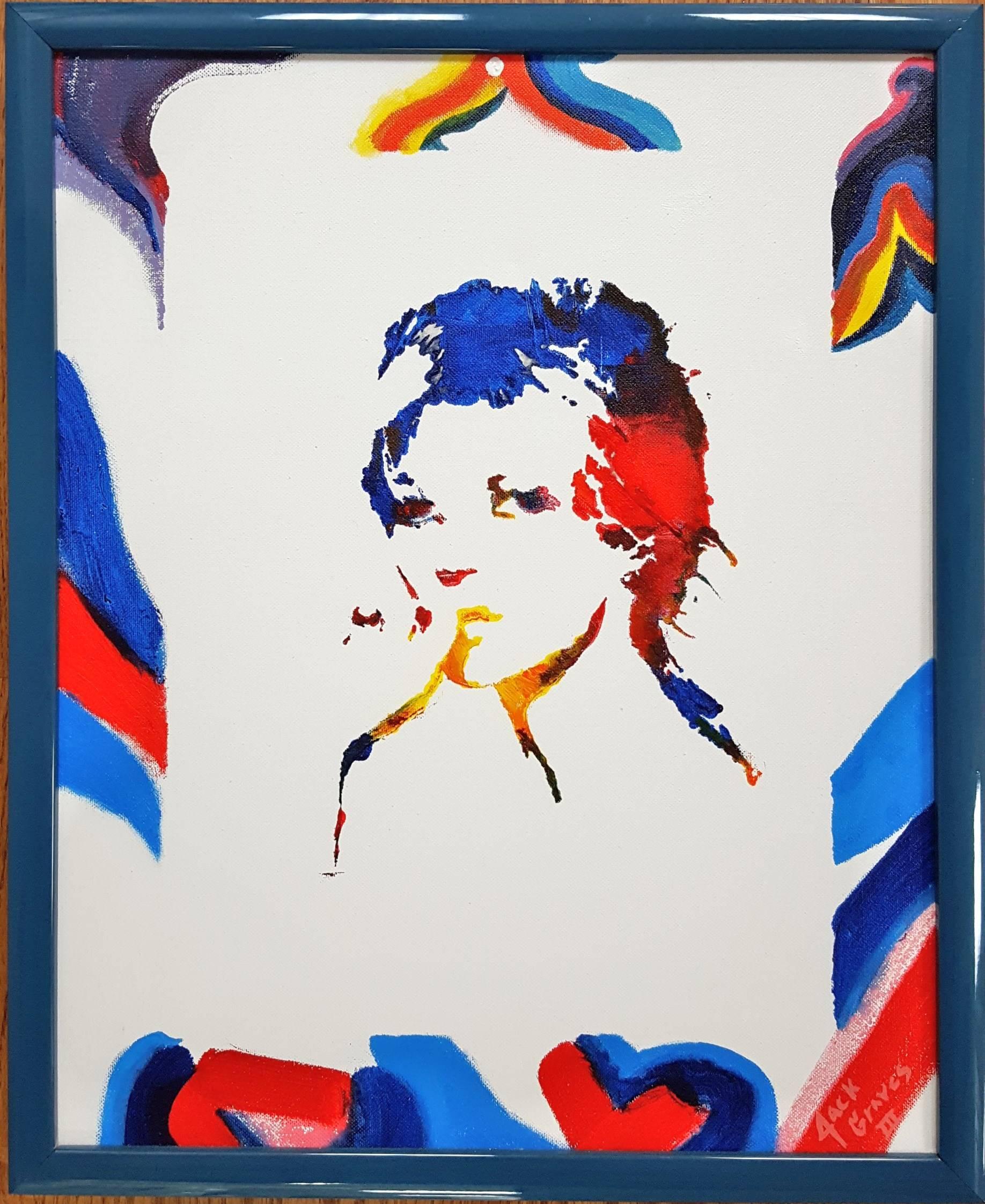 Muse (Kate Moss) - Painting by Jack Graves III
