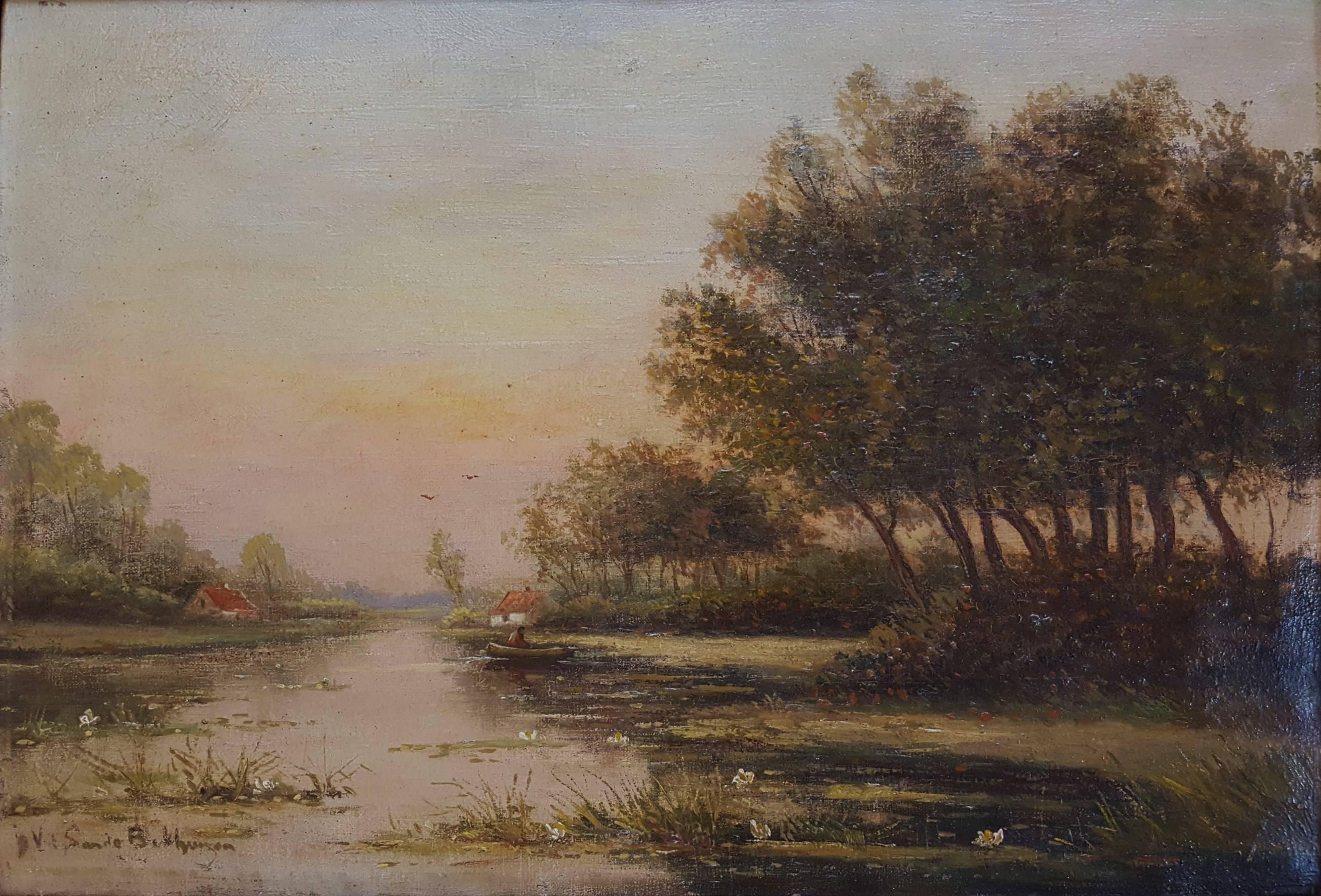 Unknown Landscape Painting - Summer Landscape