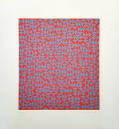 C /// Anni Albers Female Women Artist Abstract Geometric Screenprint Minimalist