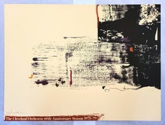 Untitled (Cleveland Orchestra Print) /// Helen Frankenthaler Abstract Female Art