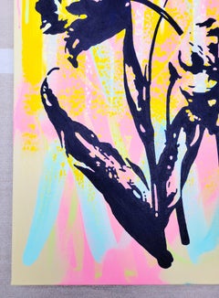 Bouquet (Tulips) /// Jack Graves Contemporary Flower Painting Abstract Pop Art