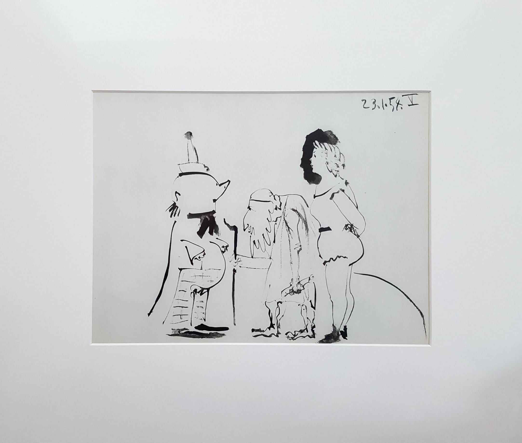 La Comedie Humaine - Print by (after) Pablo Picasso