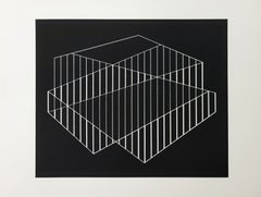 Untitled (Folio II / Folder 6, A) (Fenced) /// Josef Albers Abstract Geometric