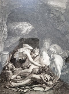 Lot et ses Filles (Lot and his Daughters) /// Pierre-François Basan French Print