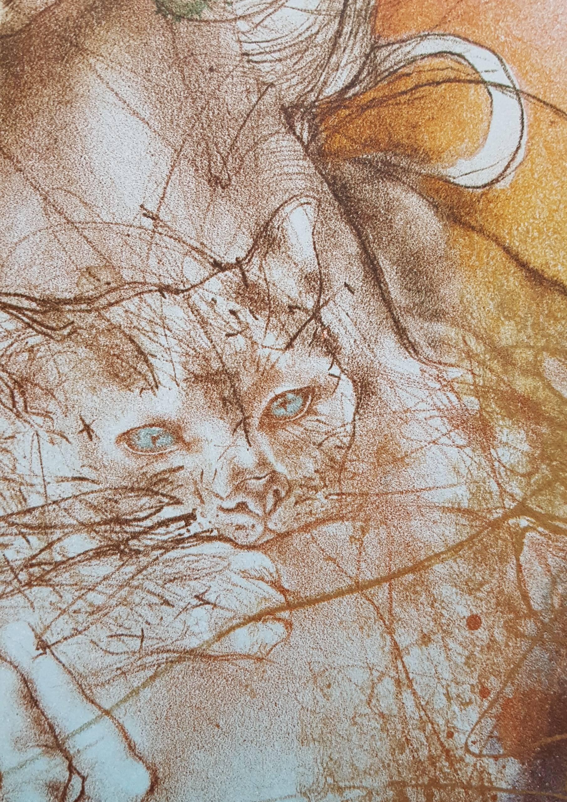 La ternura da lugar a la armonía /// Desnudo Contemporáneo Mujer Artista Mujer Arte en venta 5