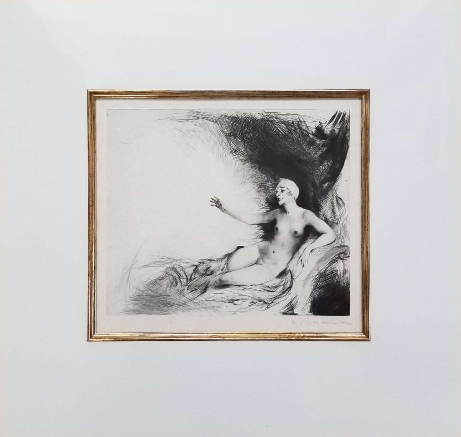 Danae - Print by Carl Joseph Bauer