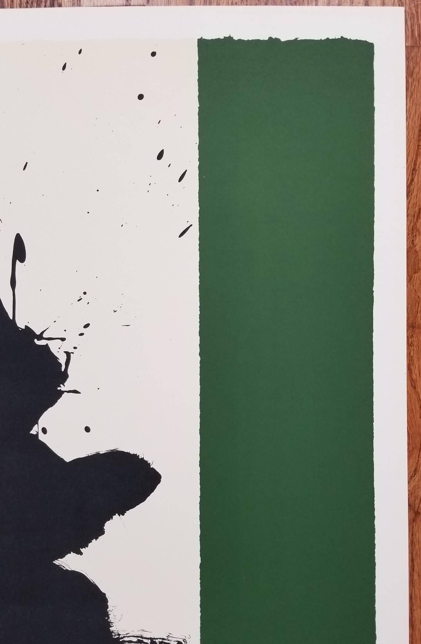 Greenwich Arts Council Poster /// Abstract Expressionist Robert Motherwell NY  For Sale 3