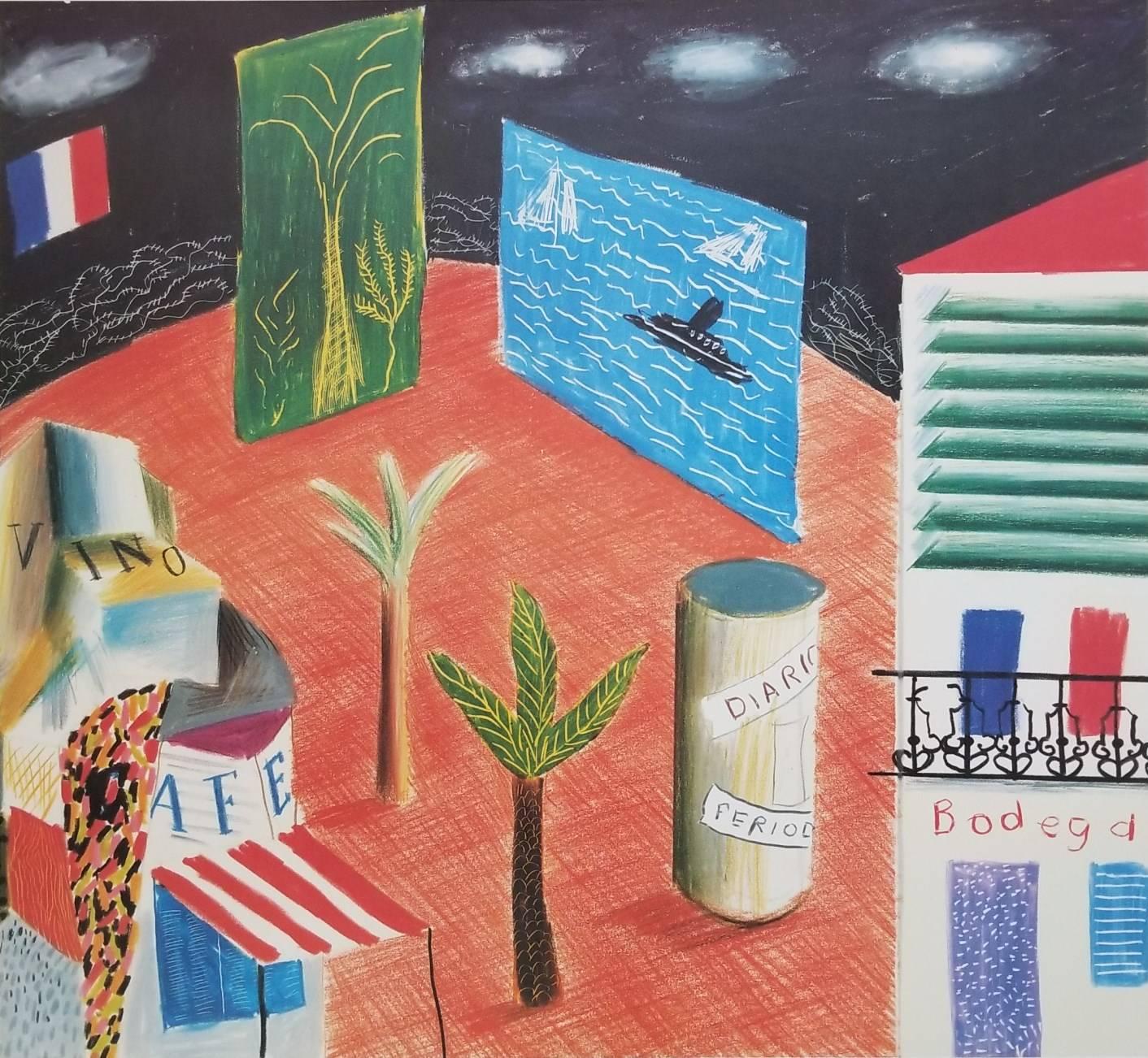 The New World Festival of the Arts (Signed) - Print by (after) David Hockney