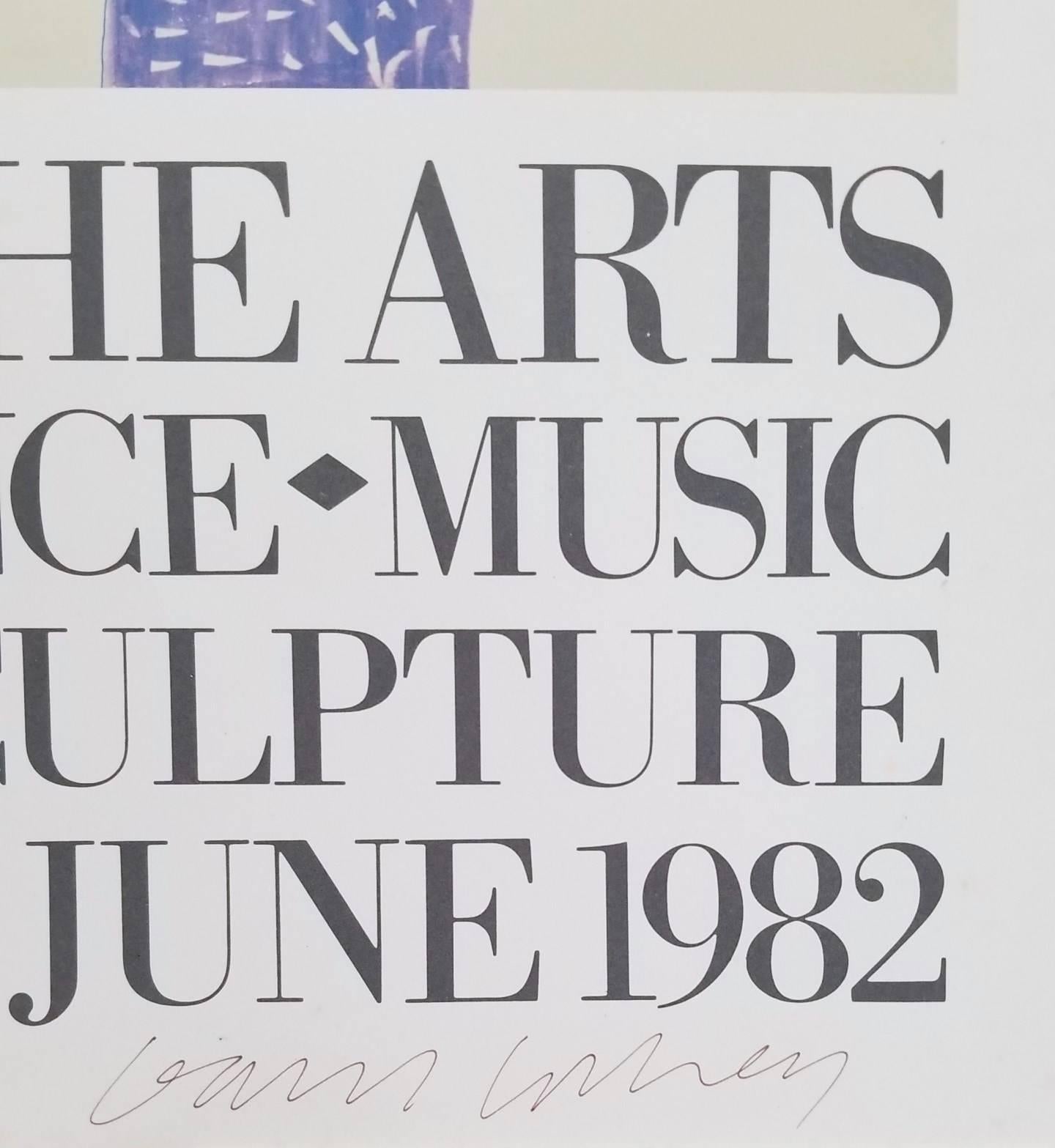 Das New World Festival of the Arts (signiert) (Zeitgenössisch), Print, von (after) David Hockney
