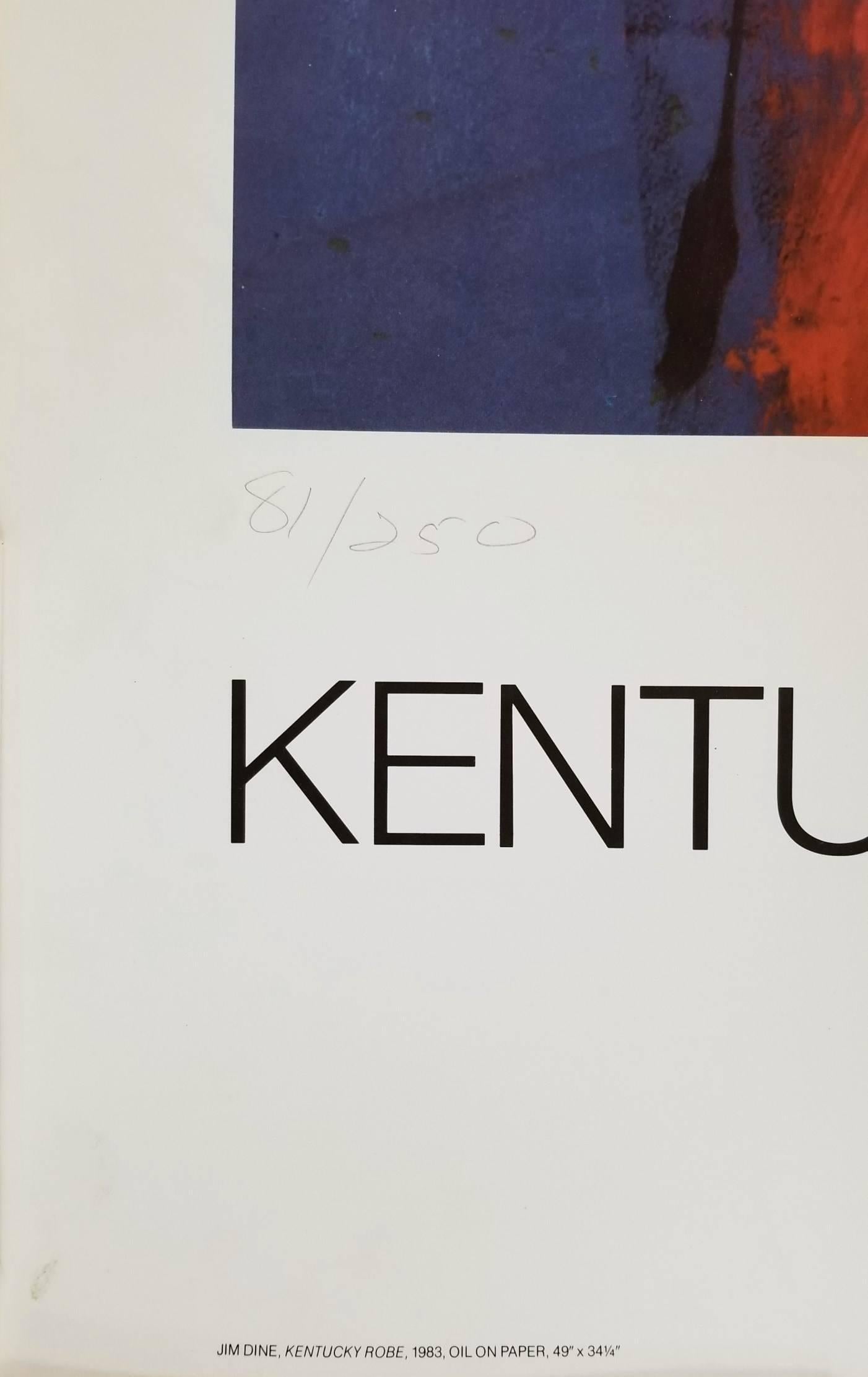 Kentucky Center for the Arts, Signed/Numbered Exhibition Poster 1