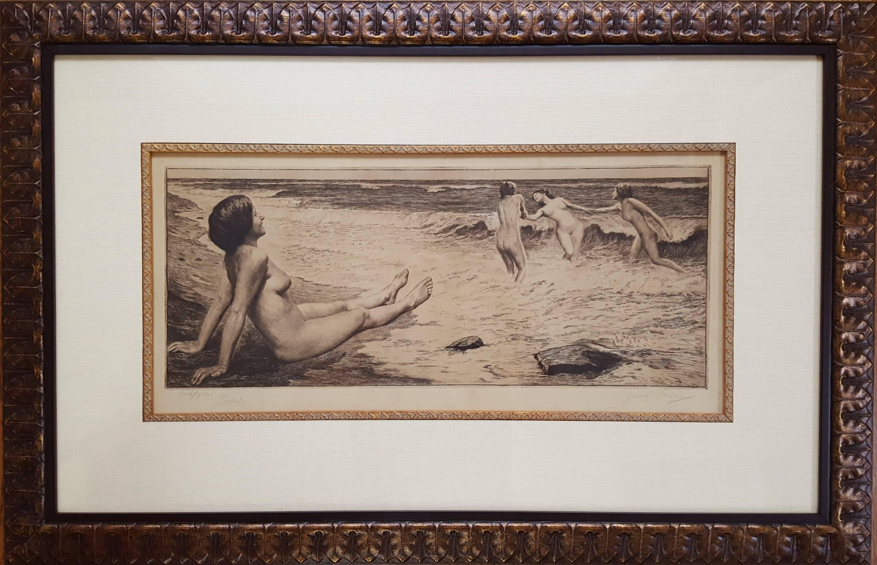 By the Sea - Print by Georg Jahn