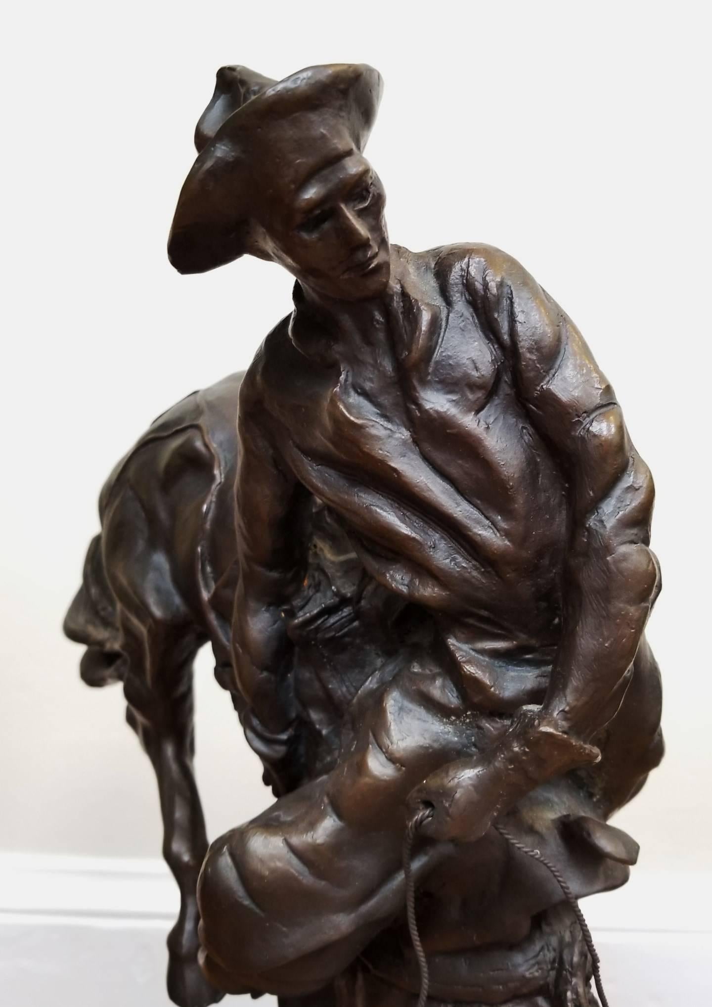 The Outlaw - Sculpture by (after) Frederic Remington