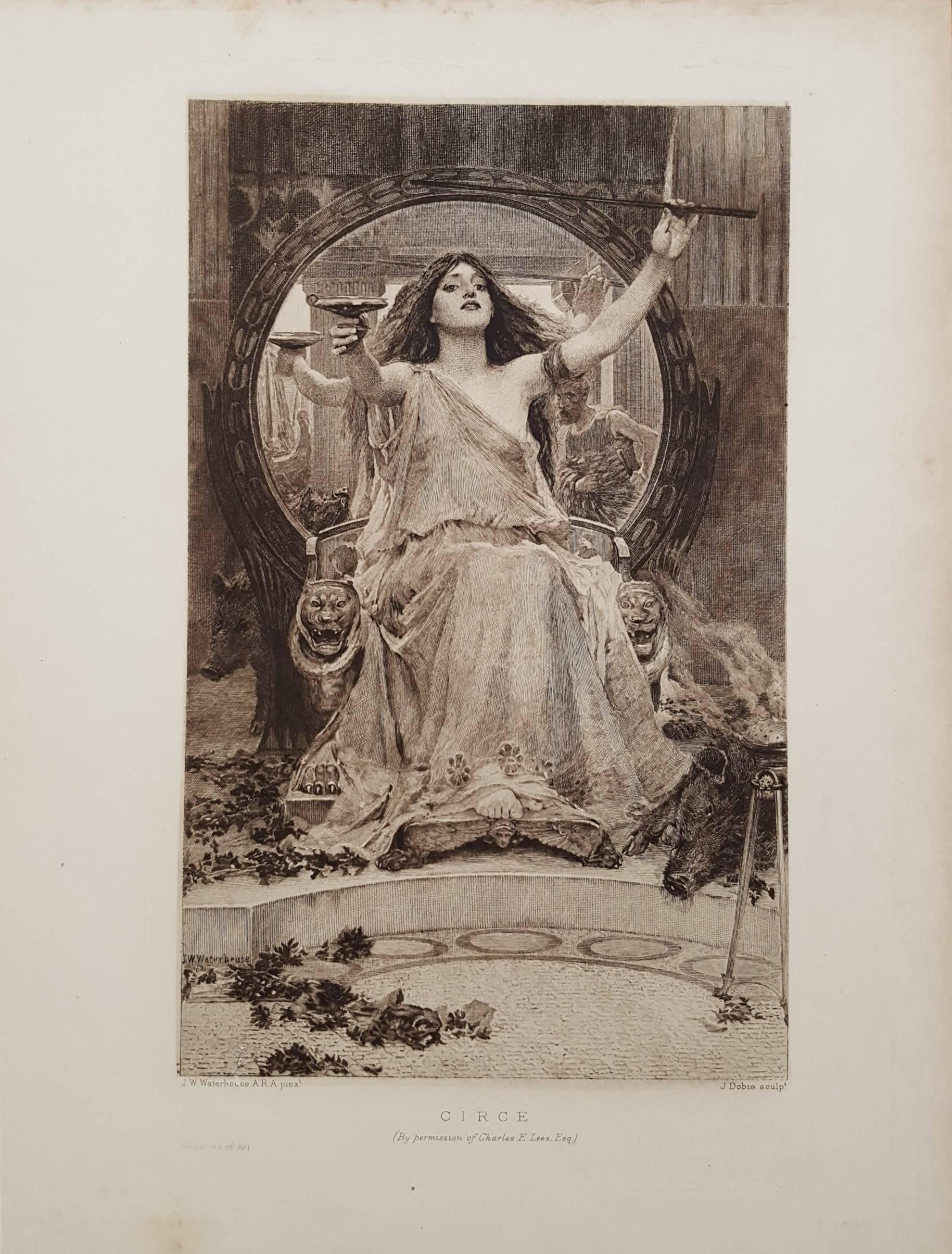 Circe (Offering the Cup to Ulysses) - Print by James Dobie