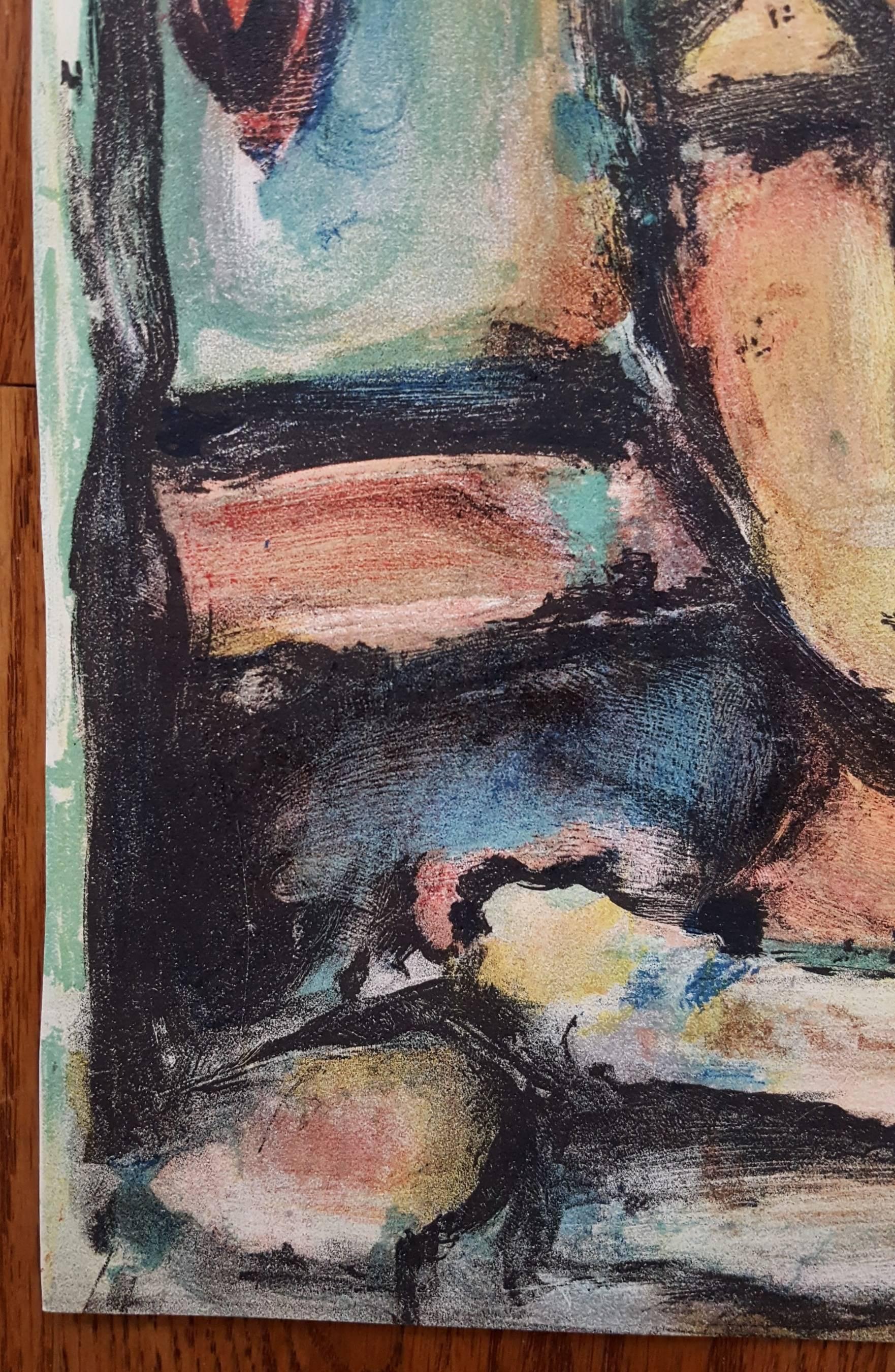 Tete de Jeune Fille - Print by (after) Georges Rouault