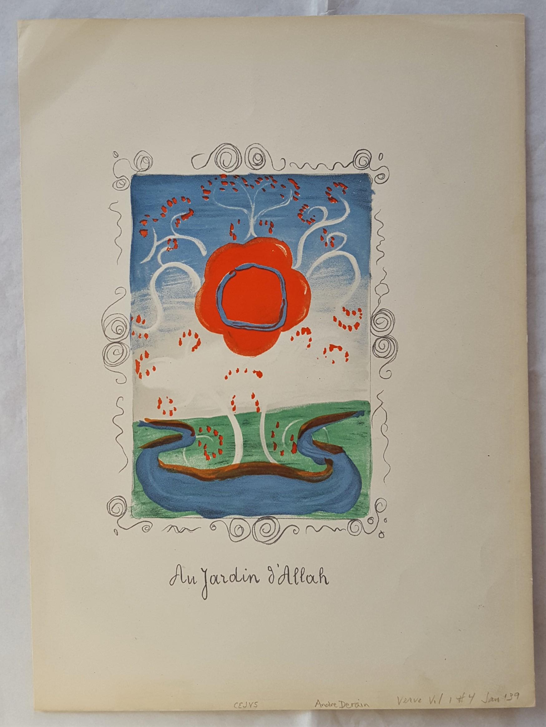 Au Jardin d'Allah (Set of Two) - Print by André Derain