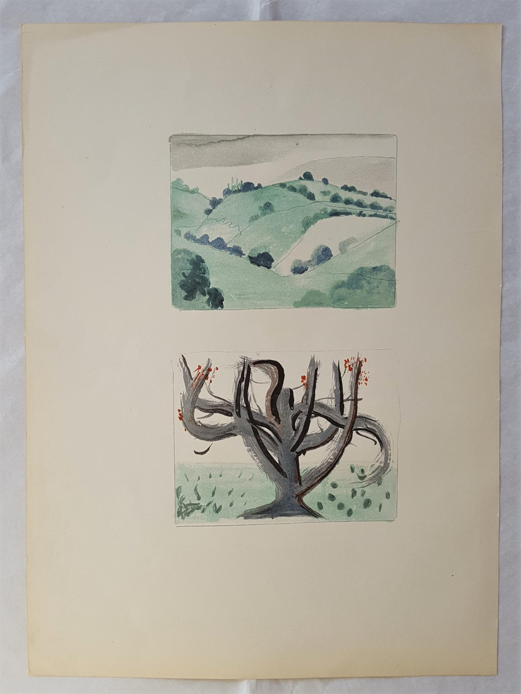 Au Jardin d'Allah (Set of Two) - Modern Print by André Derain