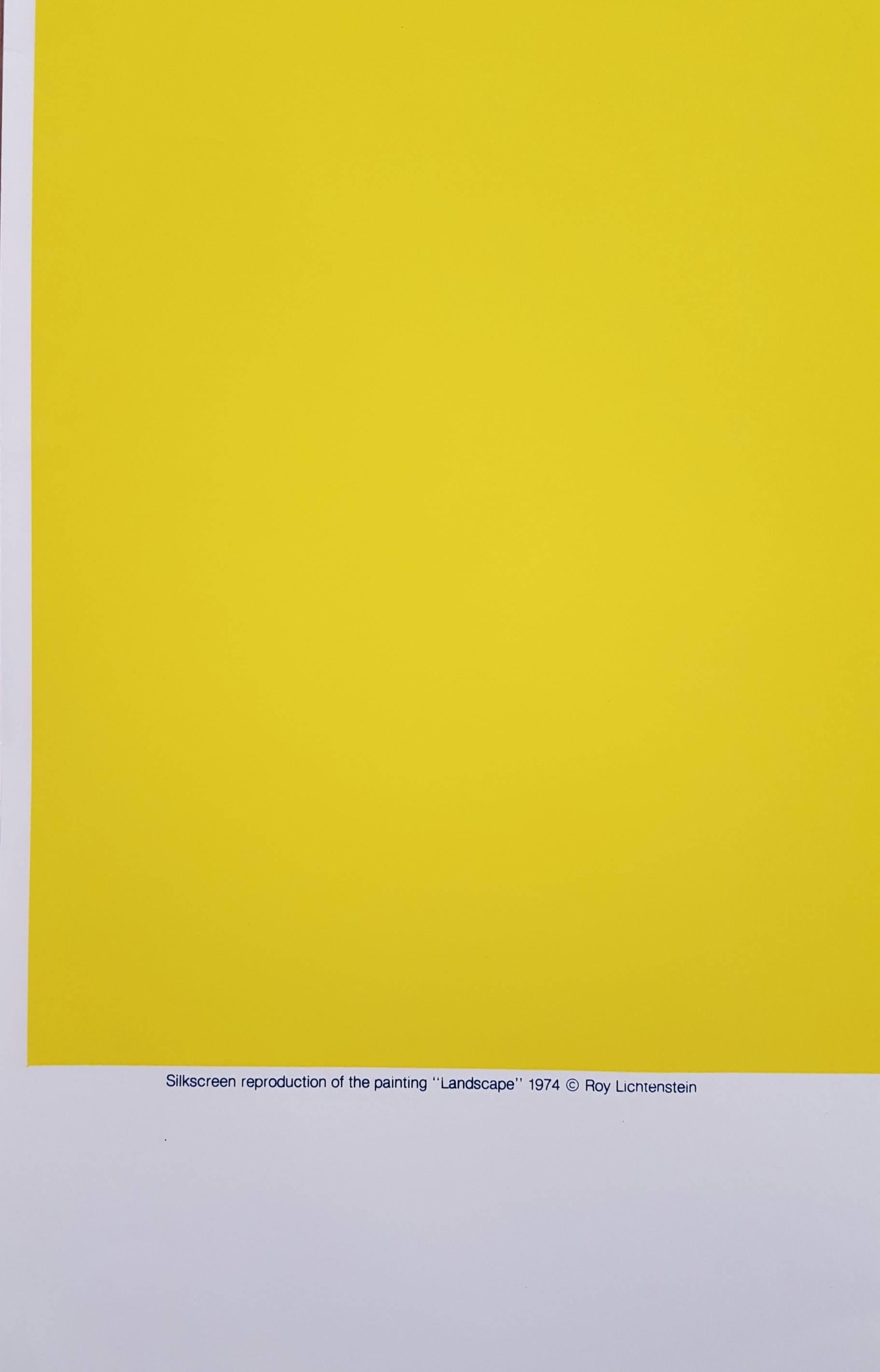 roy lichtenstein guild hall east hampton poster