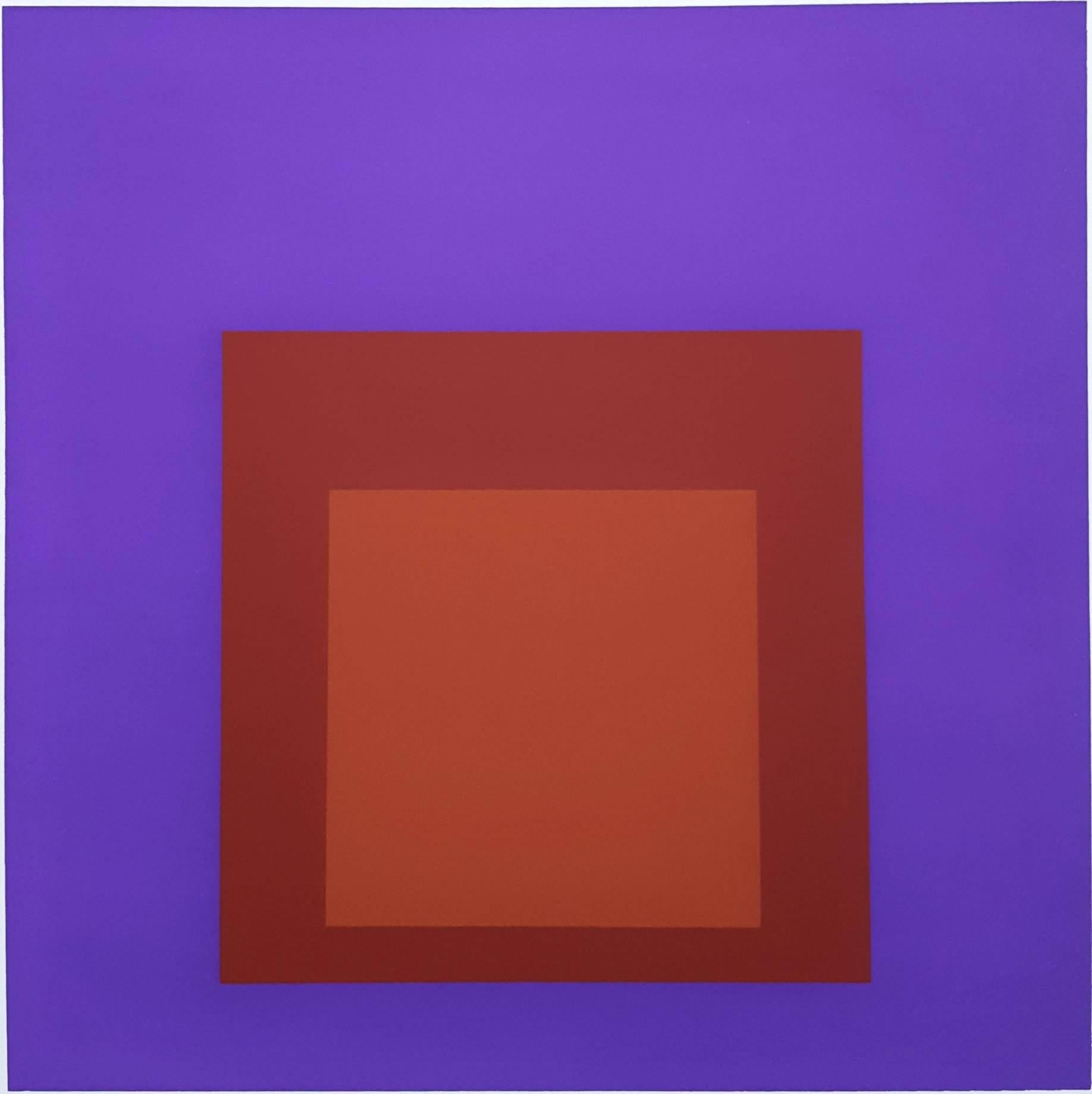 Josef Albers Abstract Print - Palatial