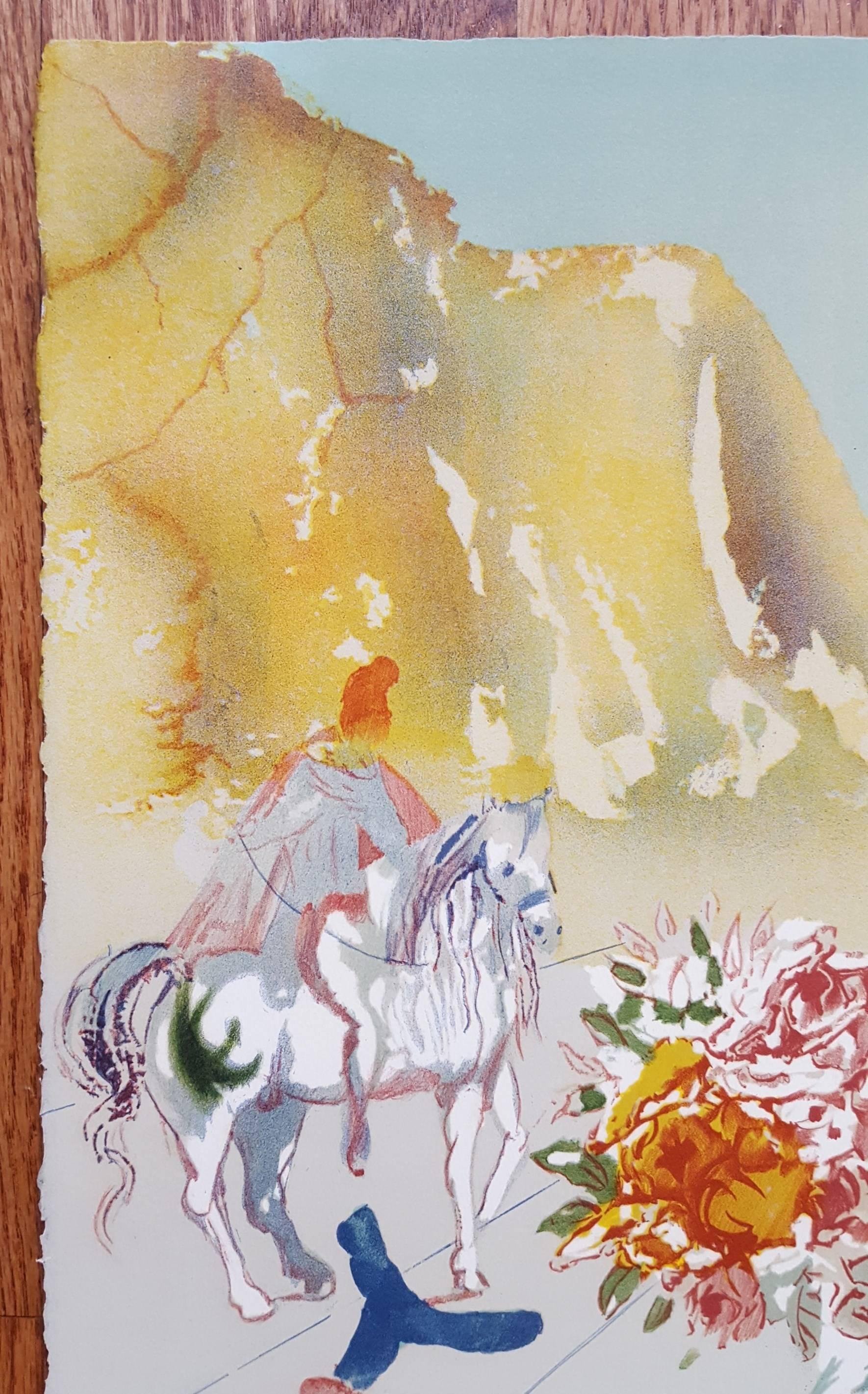 Helen von Troy (Engel mit Wand) (Surrealismus), Print, von Salvador Dalí