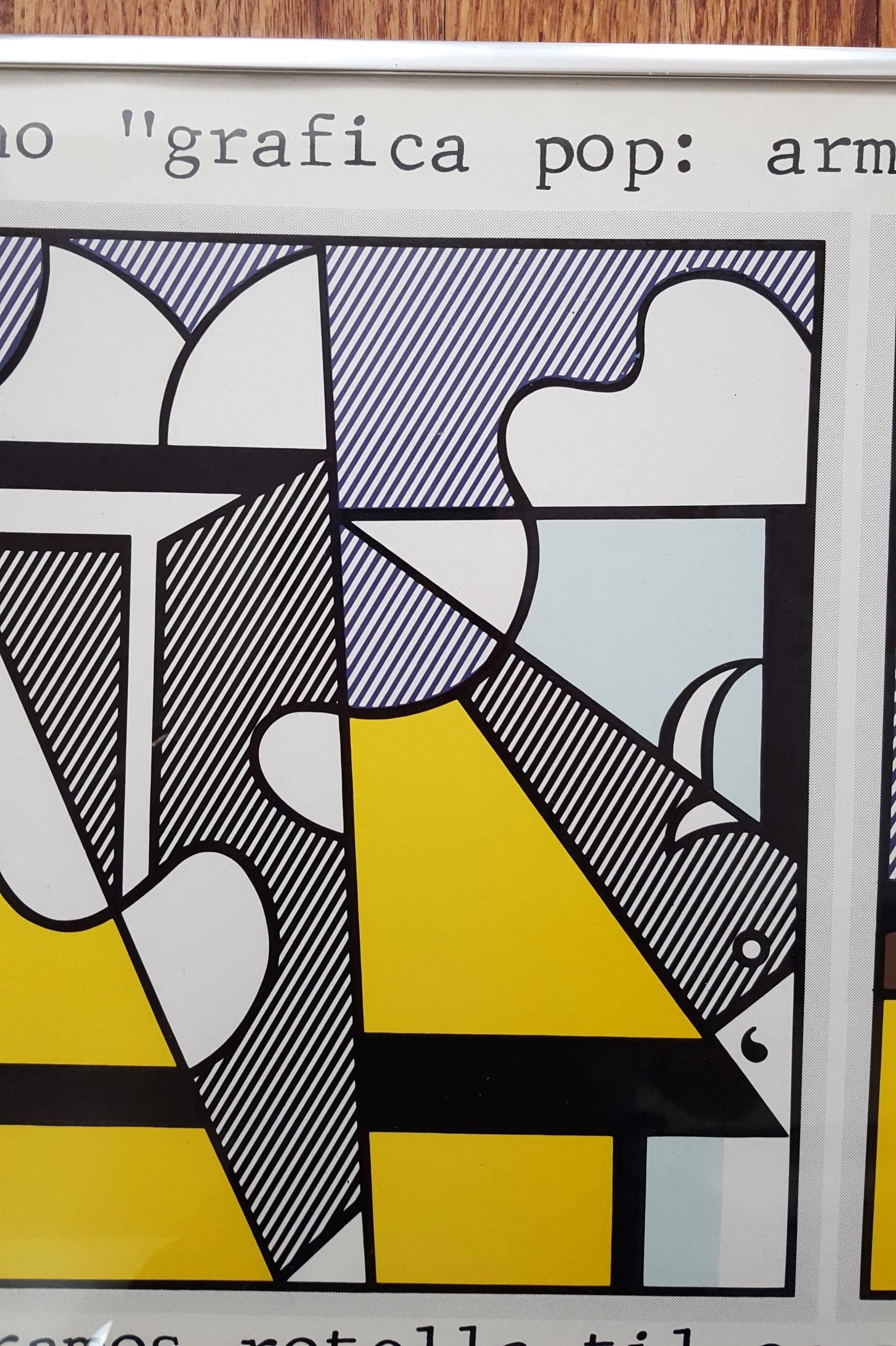 Grafica Pop (Cow Going Abstract) - Pop Art Print by (after) Roy Lichtenstein