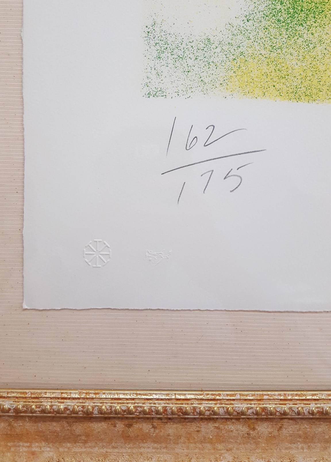 An original signed silkscreen by American artist John Chamberlain (1927-2011) titled 