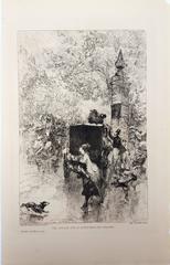 Une Averse sur le Boulevard Des Italiens